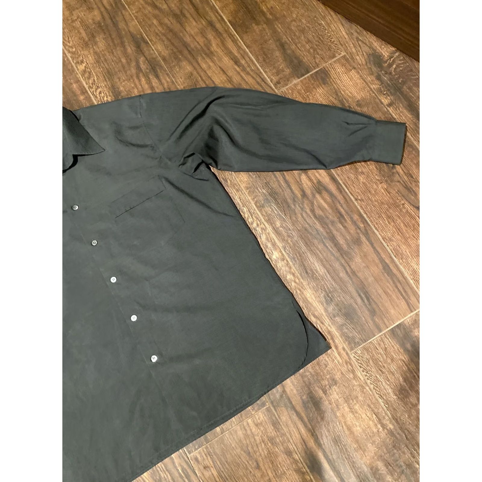Ermenegildo Zegna VINTAGE Ermenegildo Zegna Mens XL Button-Up Shirt in Green Size US XL / EU 56 / 4 - 2 Thumbnail