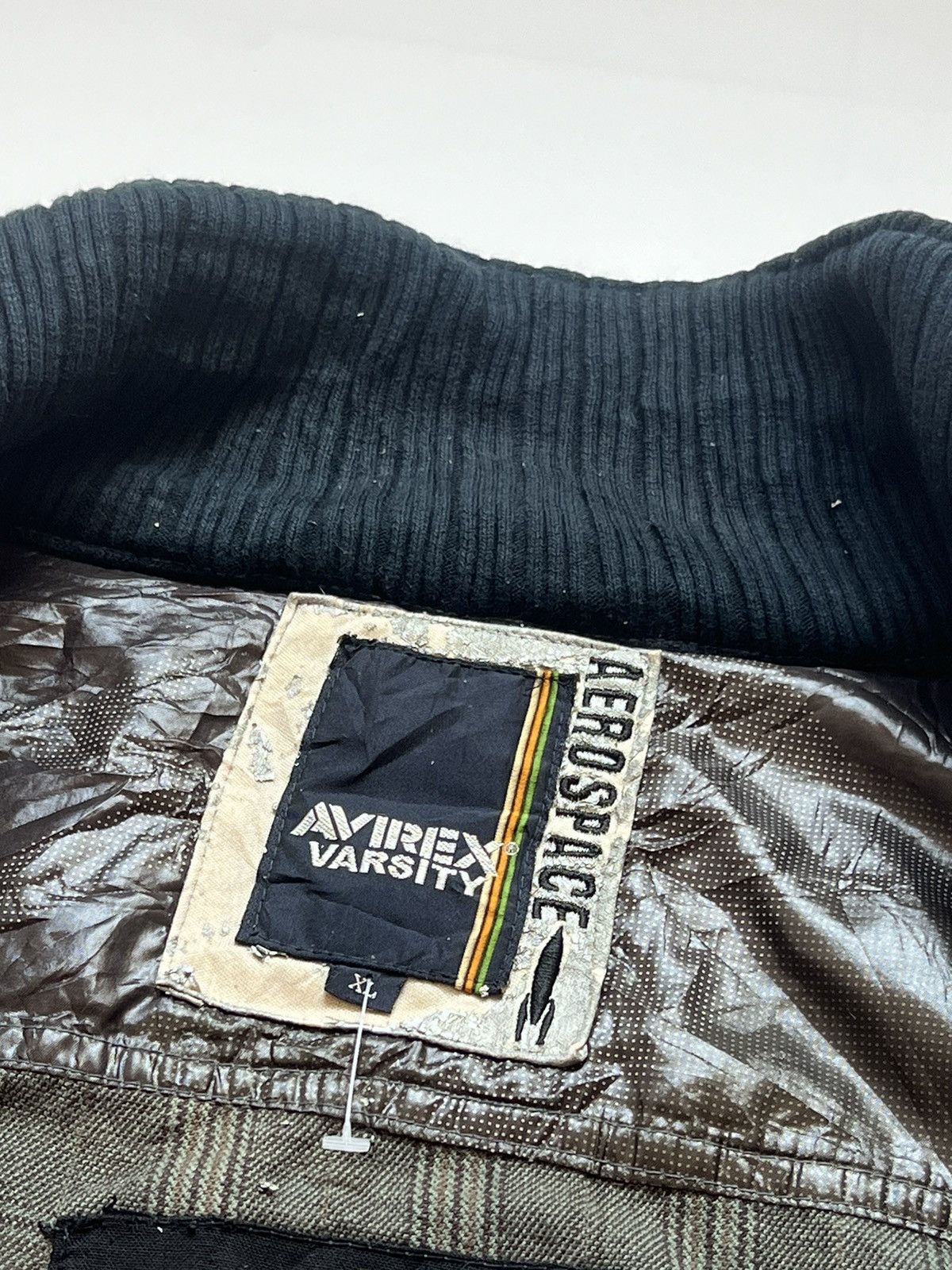 Avirex 90's Avirex Aerospace Varsity Jacket Camo Size US XL / EU 56 / 4 - 3 Thumbnail