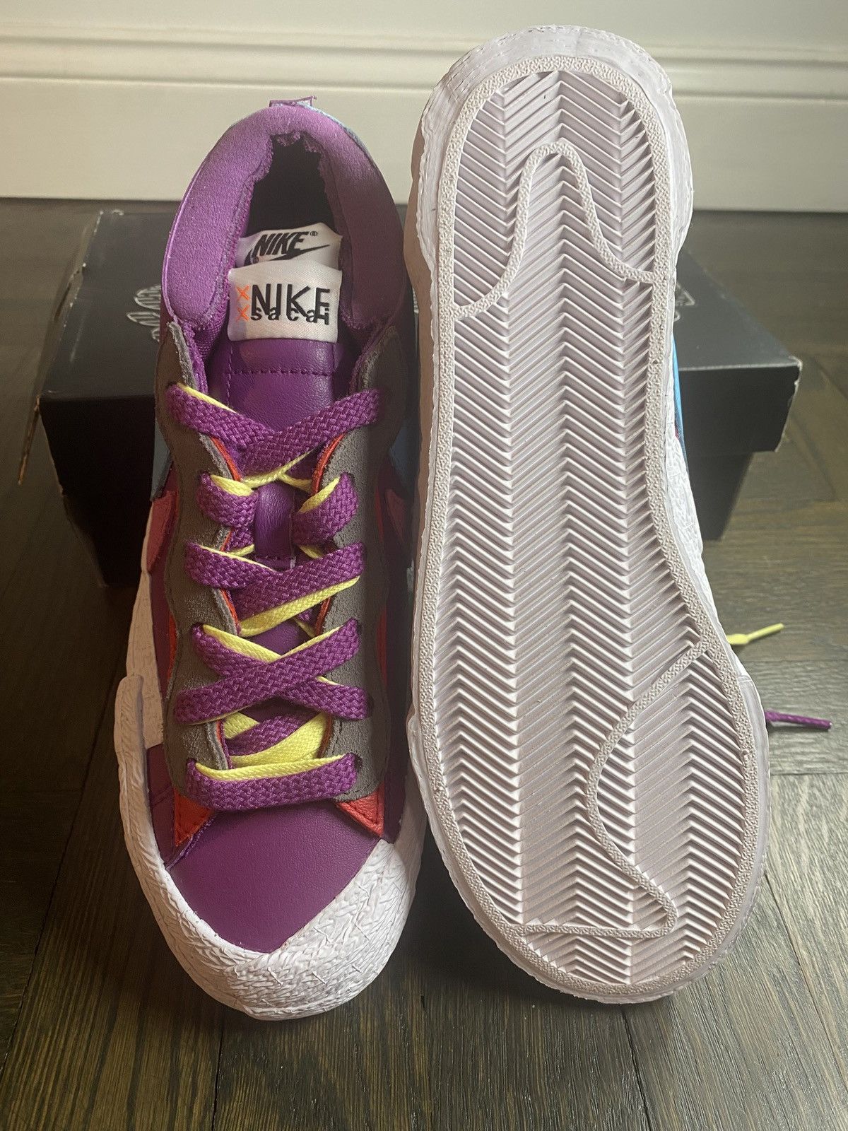 Kaws × Nike × Sacai Nike x sacai x kaws blazer low Size US 6 / EU 39 - 4 Thumbnail