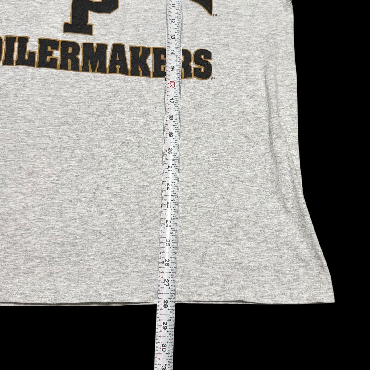 Vintage Vintage 90s Purdue University Boilermakers Gray Shirt XL Size US XL / EU 56 / 4 - 7 Thumbnail