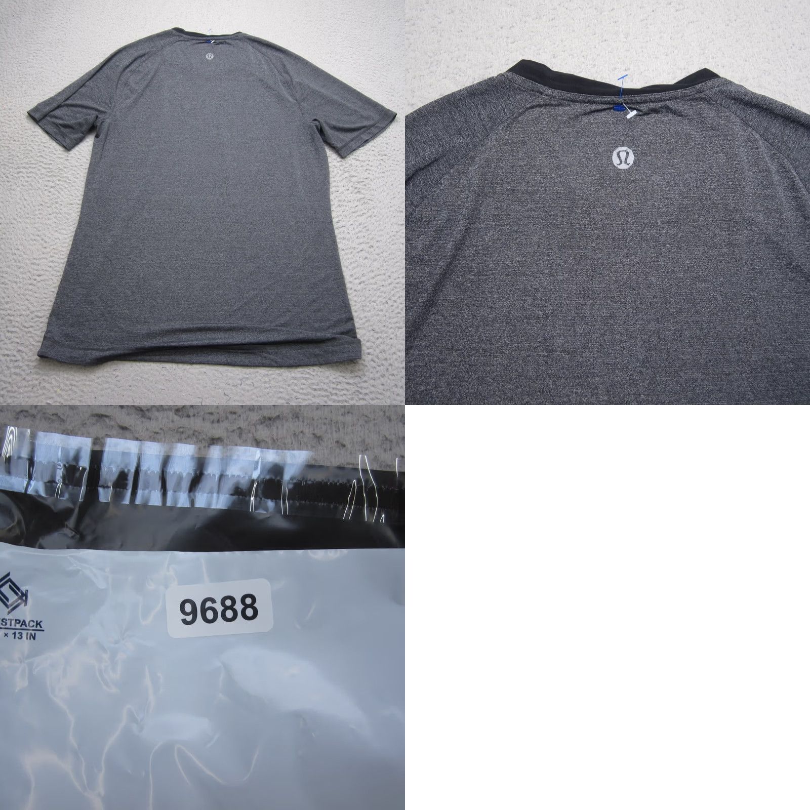Lululemon Lululemon Shirt Mens L Gray Performance Gym Running Training Stretch Vented Size US L / EU 52-54 / 3 - 8 Thumbnail
