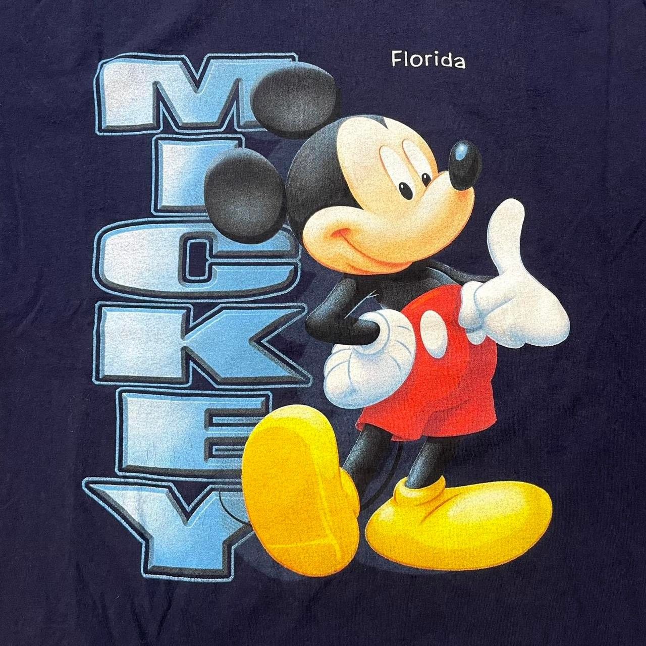 Gildan Y2k Mickey Mouse Spellout Tee - Size L Size US L / EU 52-54 / 3 - 2 Thumbnail