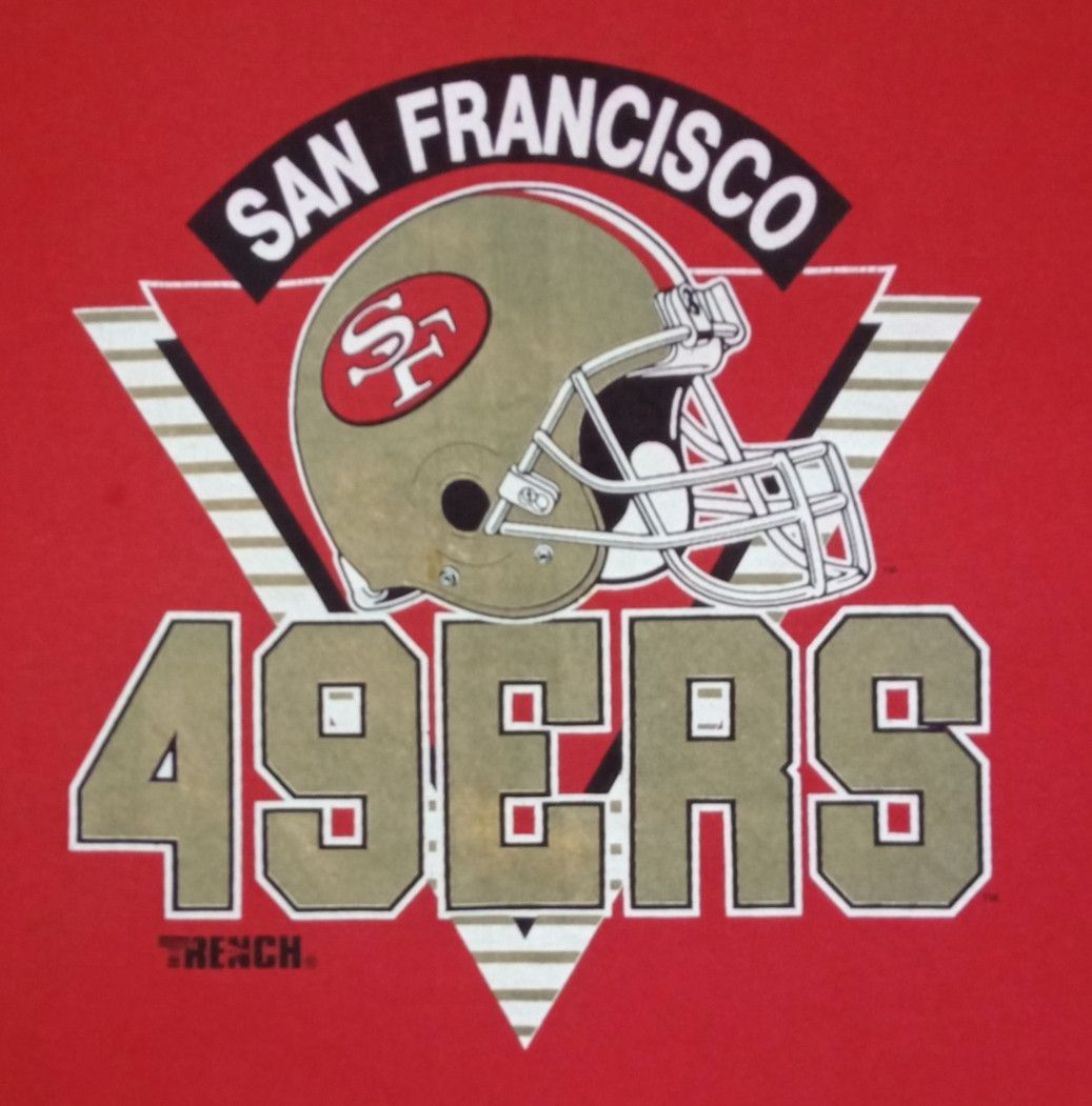 NFL × Vintage Vintage 90s NFL San Francisco 49ERS T-shirt Size US L / EU 52-54 / 3 - 8 Thumbnail