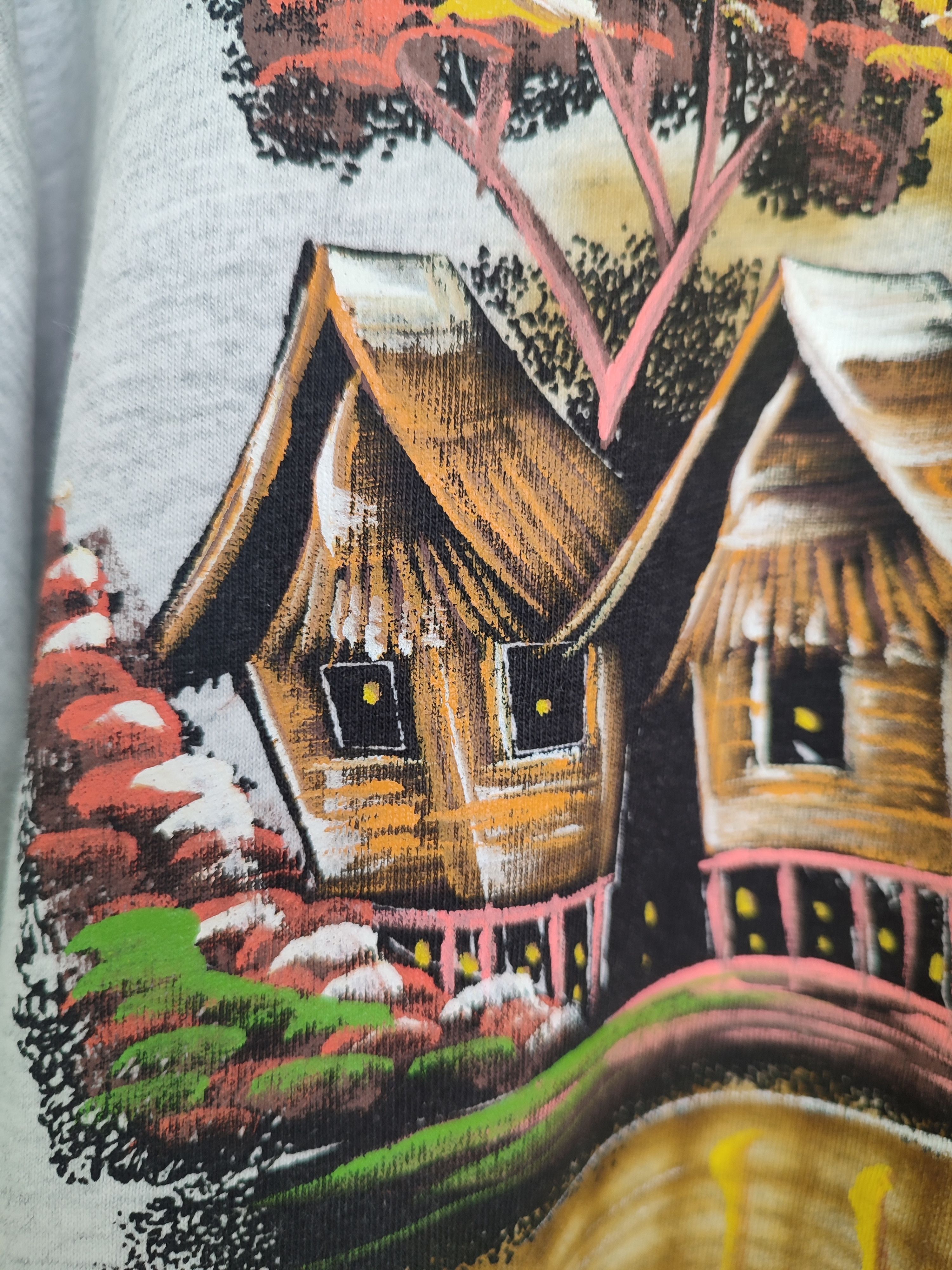 Vintage T-shirt men's Dibuho Philippines hand painted Size US XL / EU 56 / 4 - 2 Thumbnail