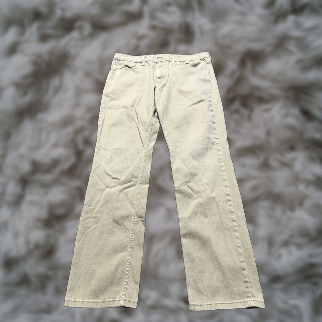 Levi's Levi’s 511 Slim Straight Pants Mens Khakis Casual Tan Beige 34X32 34 34 Waist Inseam Cotton Logo Regular Straight Jeans-Trousers 500 Series Mens Size US 34 / EU 50 - 1 Thumbnail