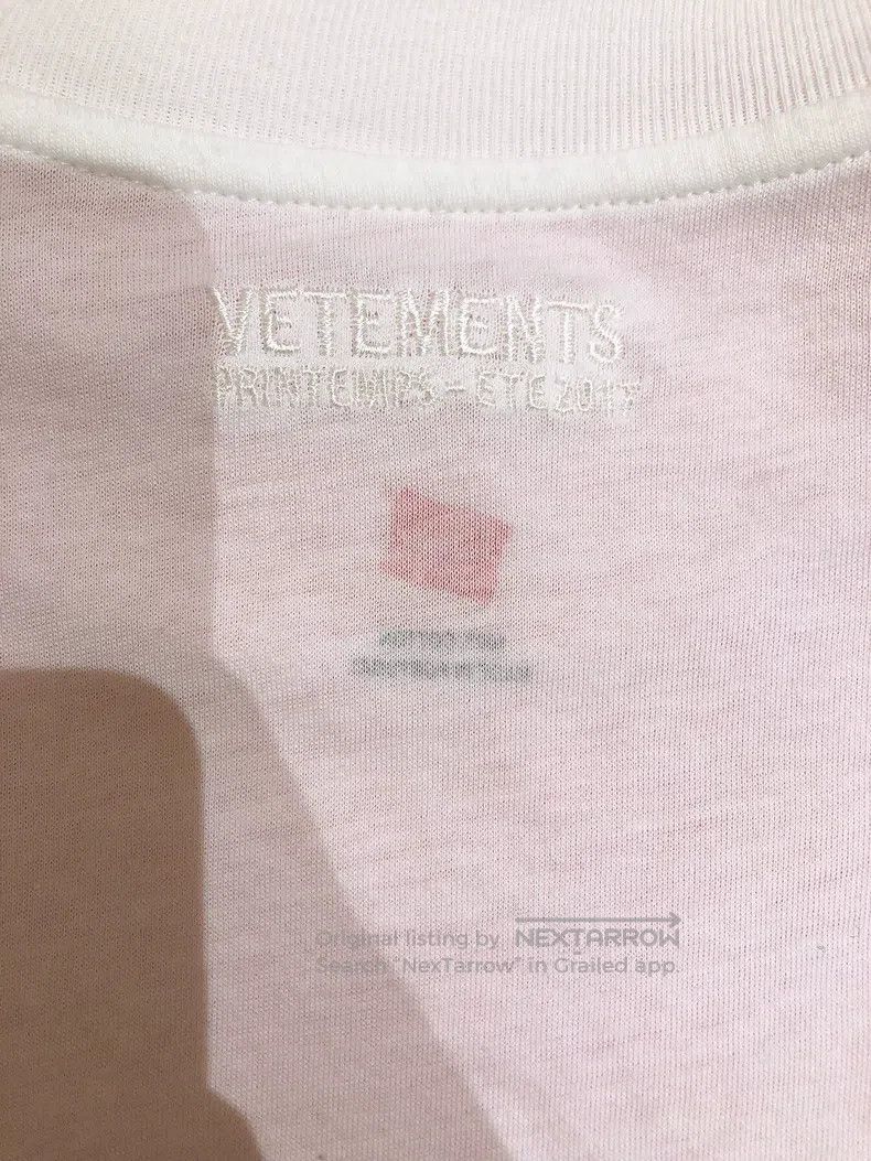 Vetements Vetements Double Layered T-Shirt Half Sleeve Short Sleeve Size US S / EU 44-46 / 1 - 4 Thumbnail