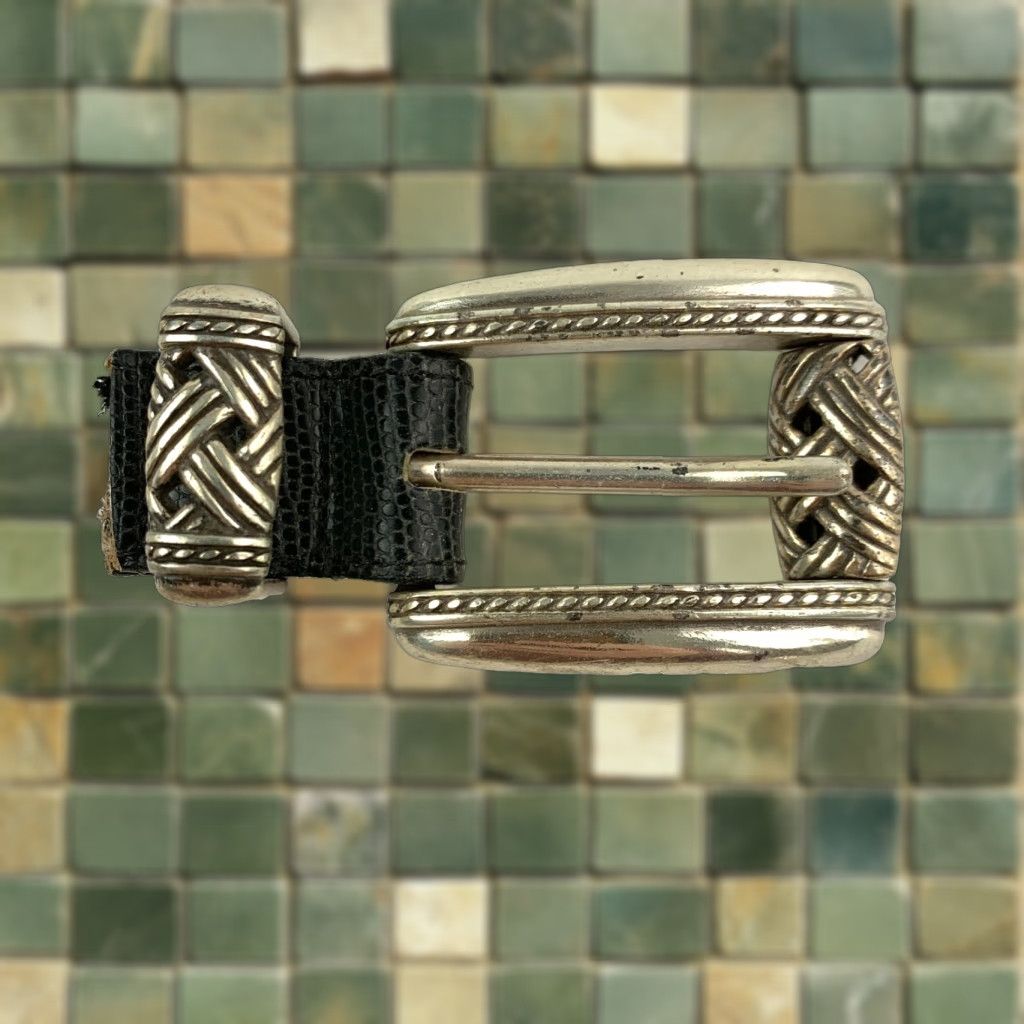 Vintage VINTAGE Belt Buckle Western Buckle Man Metal Cut Off DIY Repair Unbranded City? Size ONE SIZE - 1 Thumbnail