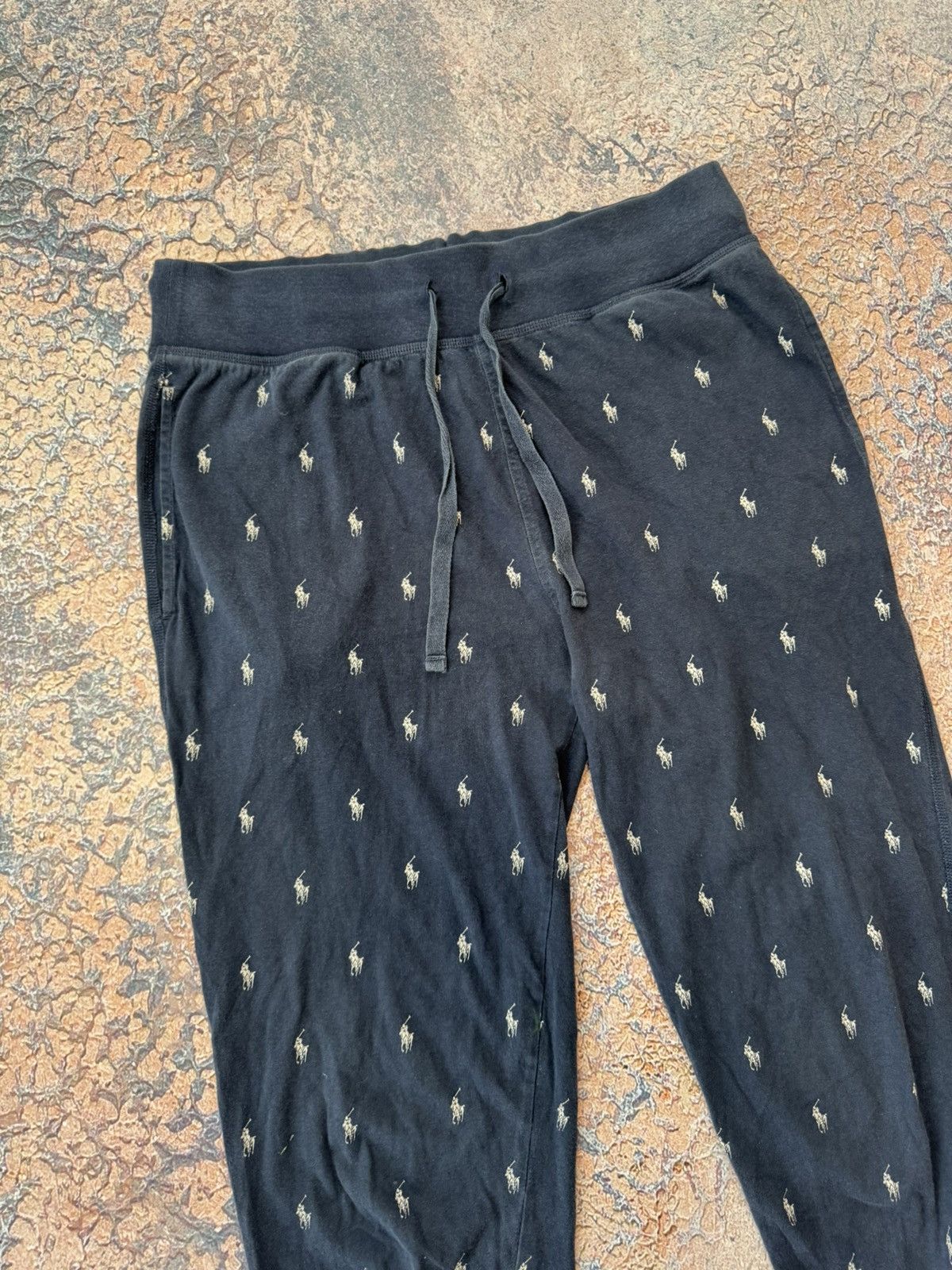 Polo Ralph Lauren Vintage Polo Ralph Lauren Monogram Pajama Sweat Pants Jogger Size US 32 / EU 48 - 3 Thumbnail