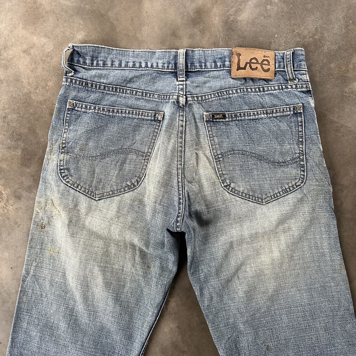 Japanese Brand W34 Vintage Lee Riders Faded Rusty Distressed Denim Jean Size US 34 / EU 50 - 13 Thumbnail