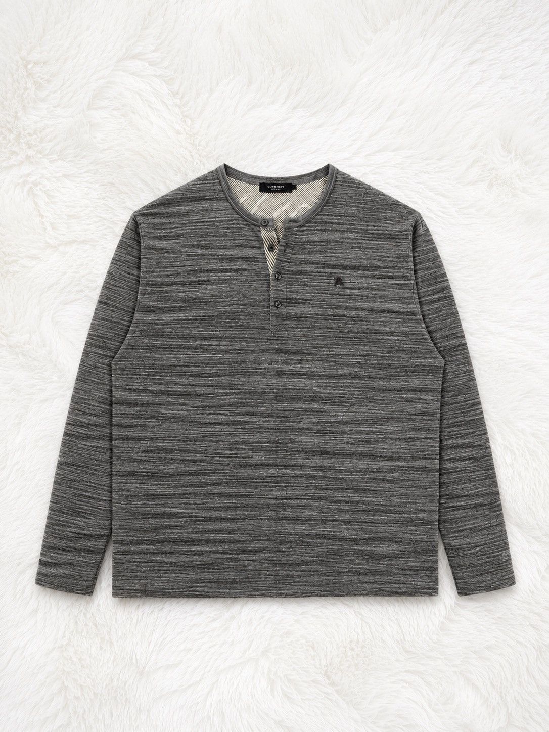 Burberry Burberry Black Label Henley Long Sleeve Shirt | Grailed