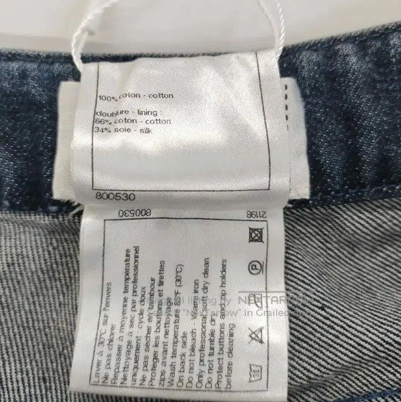 Chanel Chanel Gray Cotton Women's Denim Pants . Size 27" / US 4 / IT 40 - 4 Thumbnail