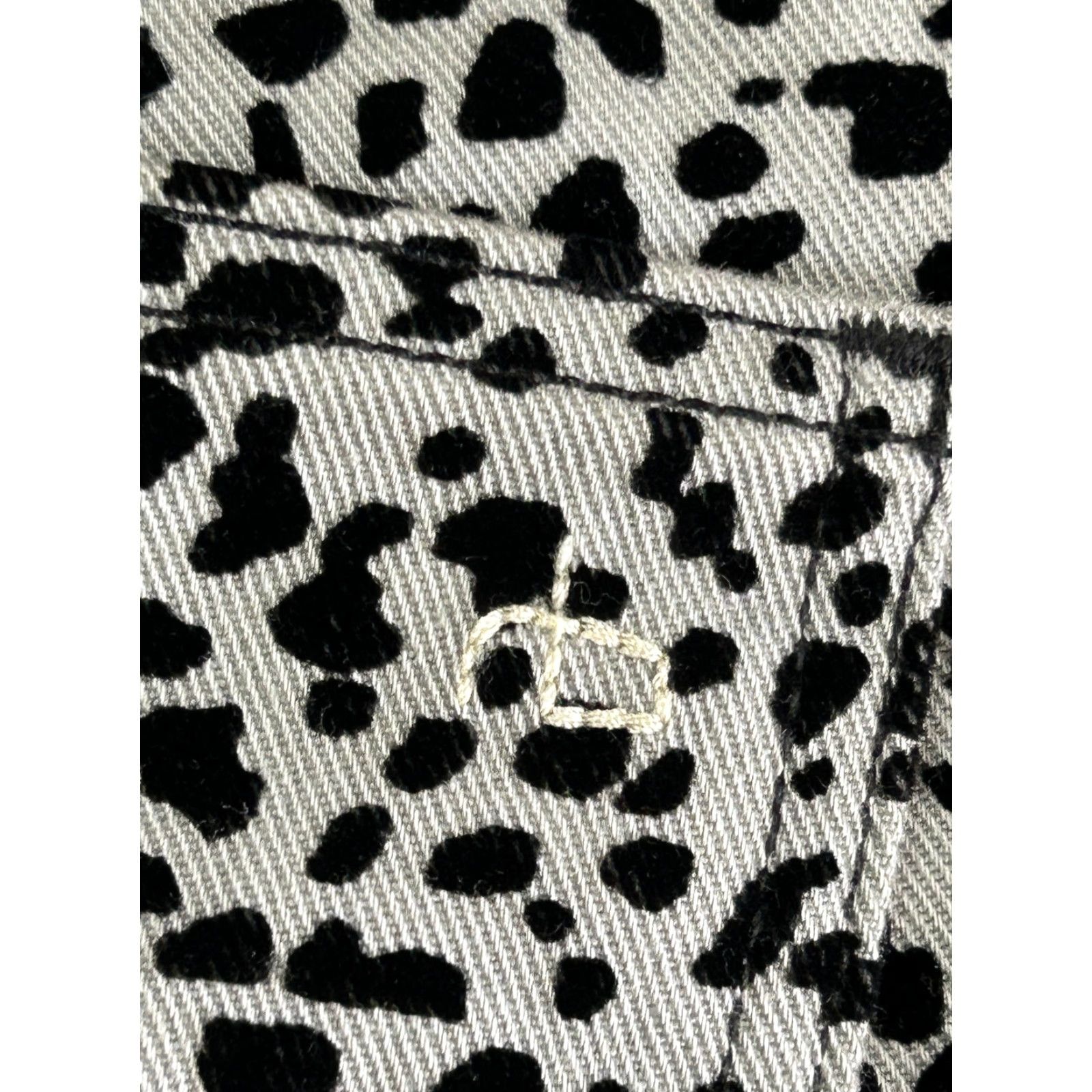 Rag & Bone VINTAGE Rag & bone Hana Jeans Animal Leopard Print Flare 26 NEW Gray 26 in Inseam 26 in Women's Regular Jeans Size 26" / US 2 / IT 38 - 4 Thumbnail