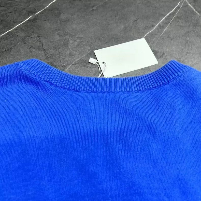 Louis Vuitton Louis Vuitton Blue Red Knit Sweater Size L-2506 Size US L / EU 52-54 / 3 - 4 Thumbnail