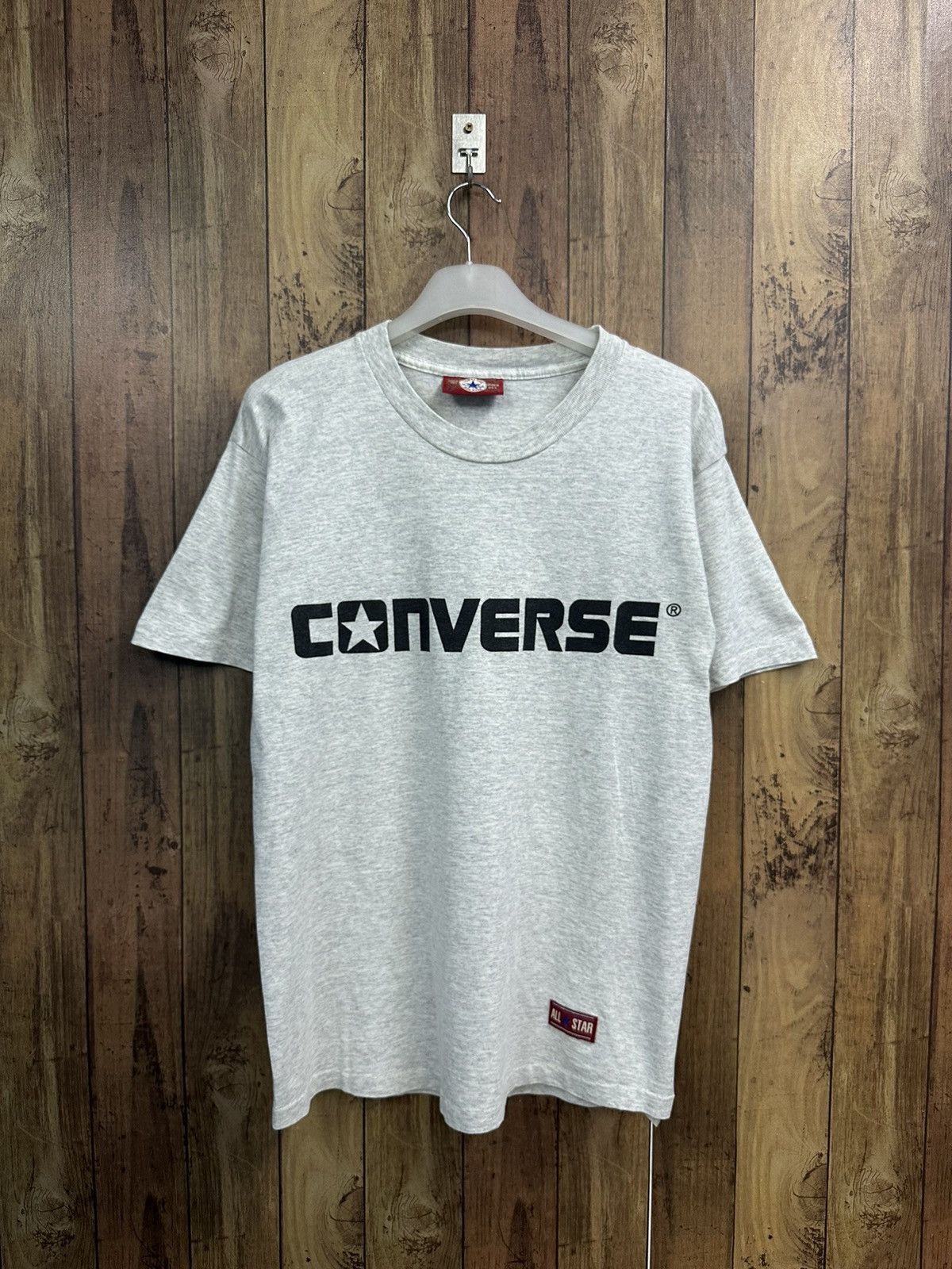 Converse Vintage 80s Converse Spellout Made in Usa Tshirt A273 Size US S / EU 44-46 / 1 - 1 Thumbnail