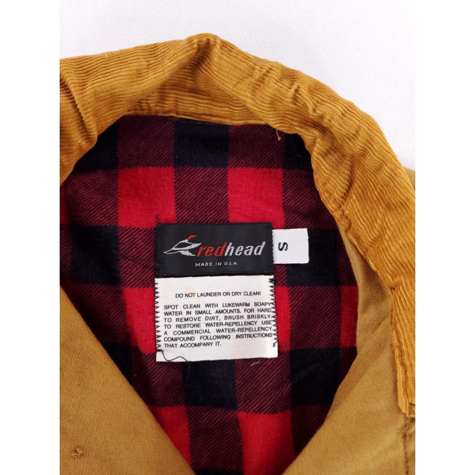 Vintage VINTAGE RedHead Chore Jacket Corduroy Collar Hunting Brown Made USA Mens S Size US S / EU 44-46 / 1 - 2 Thumbnail
