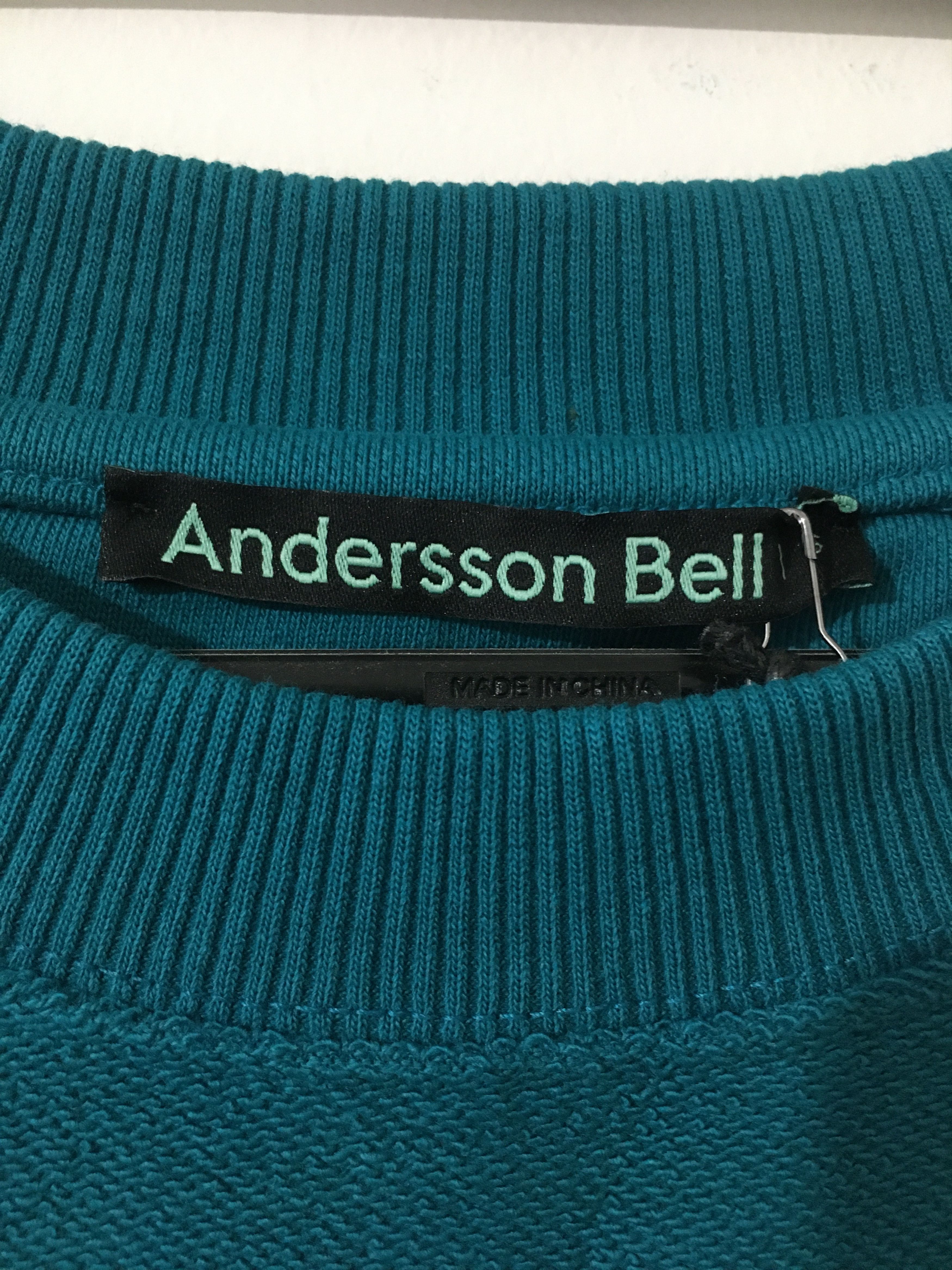 Andersson Bell Inside Out Curved Sweatshirt Blue Green | Brown Size US S / EU 44-46 / 1 - 5 Thumbnail