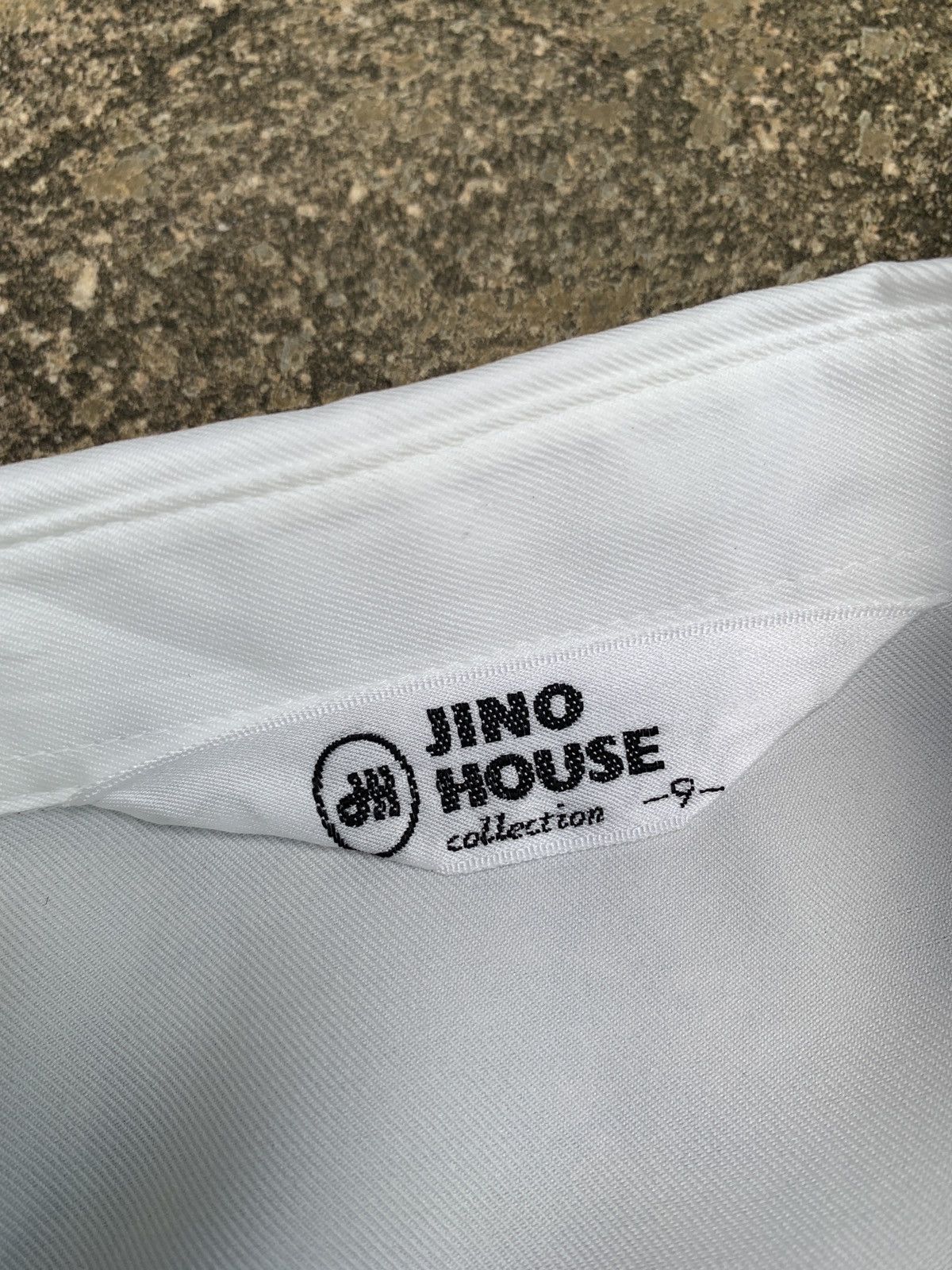 Japanese Brand 2000s Jino House Japan White Love Button up Office Shirt Size M / US 6-8 / IT 42-44 - 7 Thumbnail