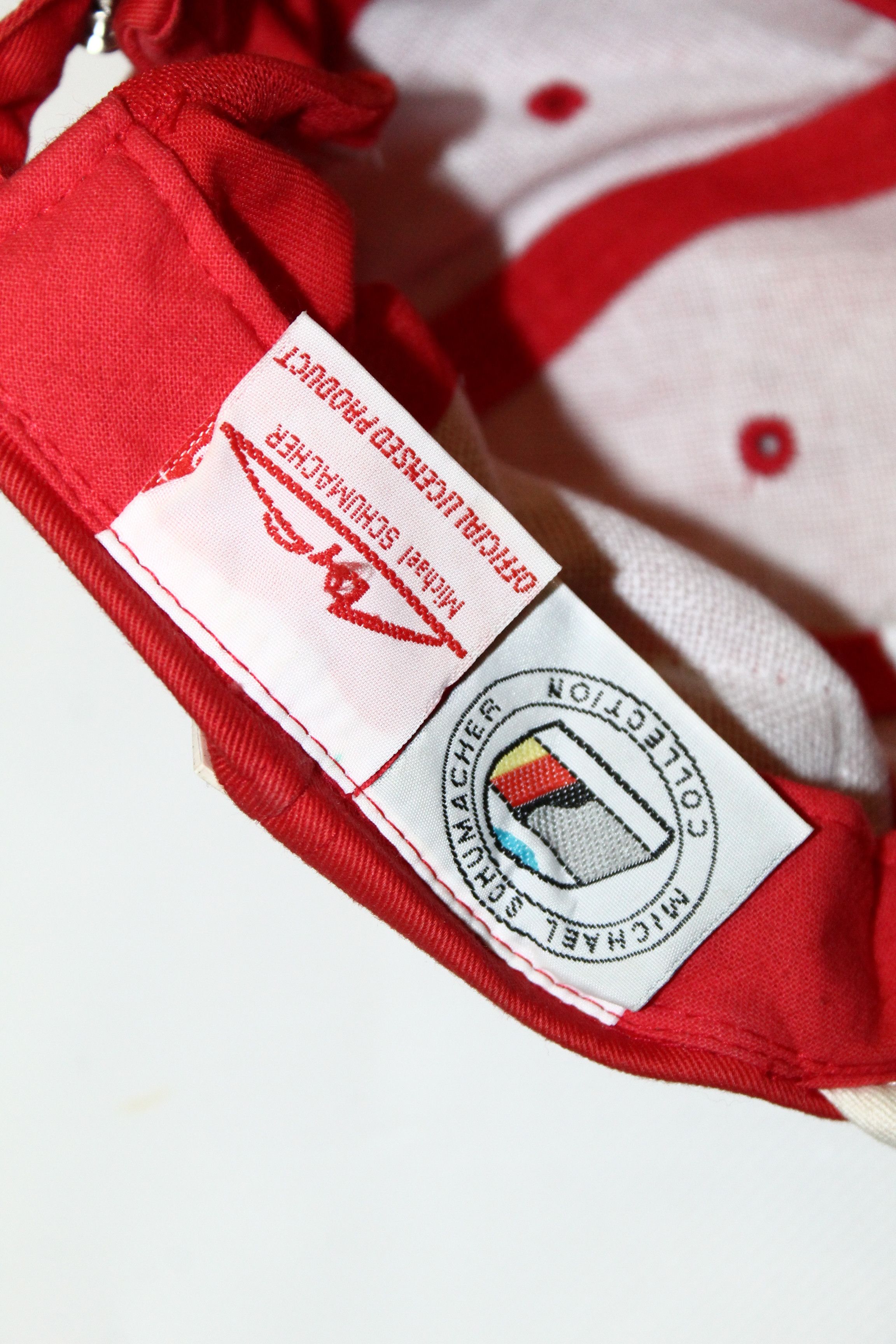 Ferrari RARE 🔥 90s DEKRA Michael Schumacher Ferrari F1 Marlboro Cap Size ONE SIZE - 9 Thumbnail