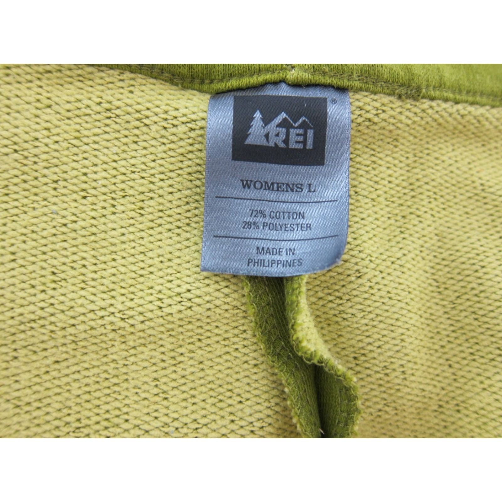 Vintage REI Green Cotton Jersey Pull On Cinch Waist Straight Pencil Skirt Women Large Size L / US 10 / IT 46 - 3 Thumbnail