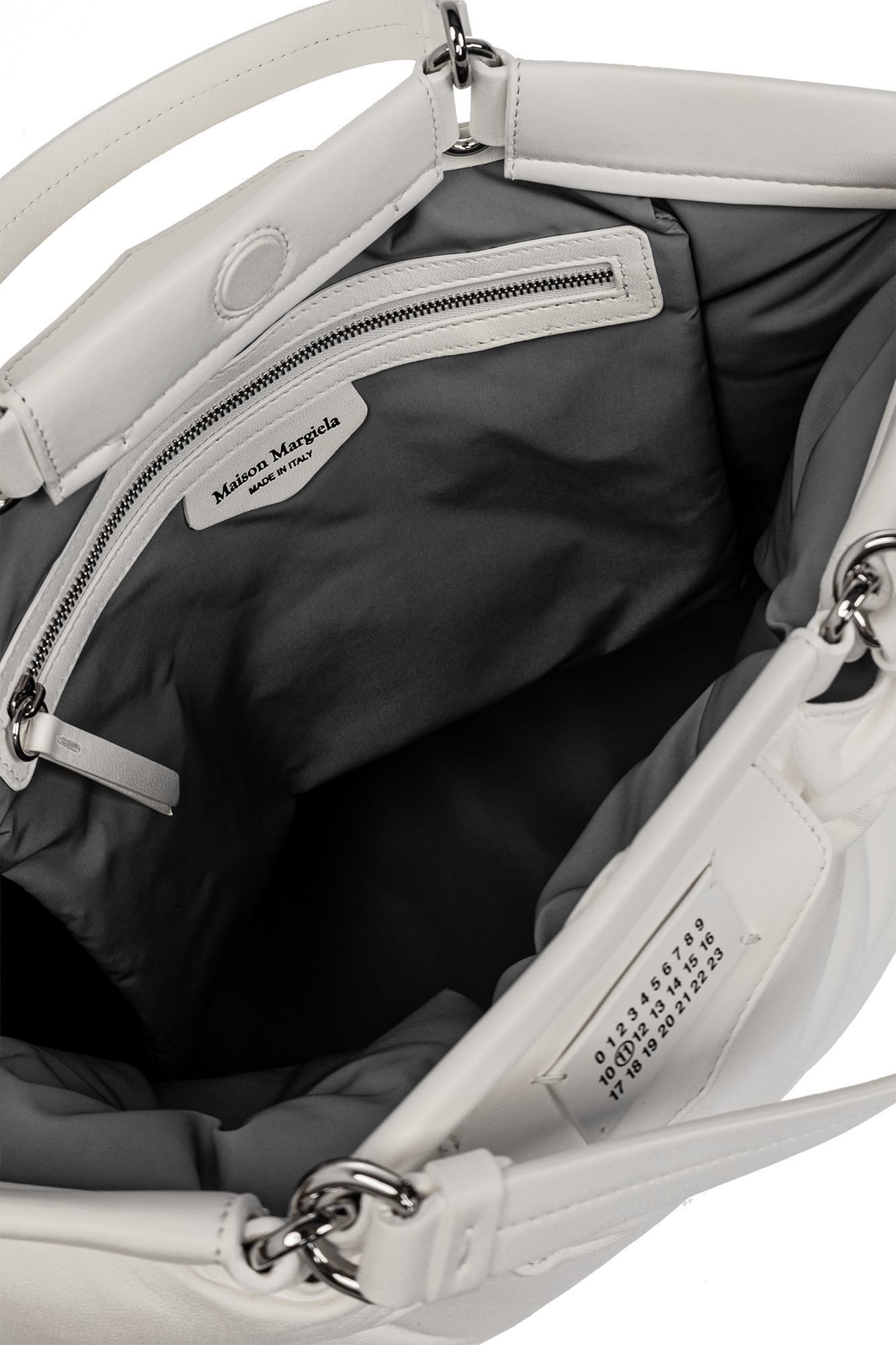 Maison Margiela o1w1db10825 Size: OS / Glam Slam Shopper Large Bag Bag White Size ONE SIZE - 5 Thumbnail