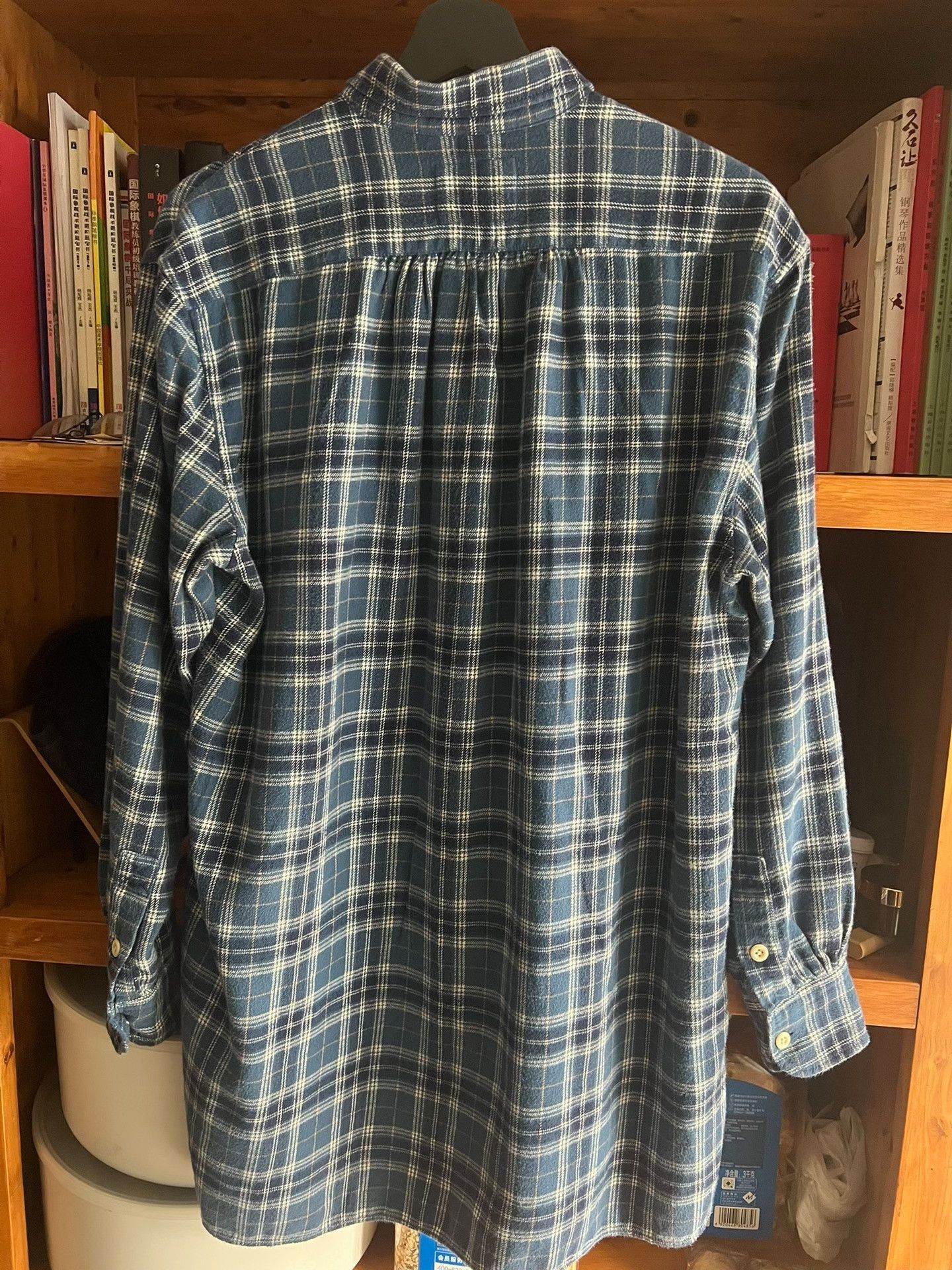 Porter Classic Porter Classic Indigo Plaid Long Shirt Size US M / EU 48-50 / 2 - 7 Thumbnail