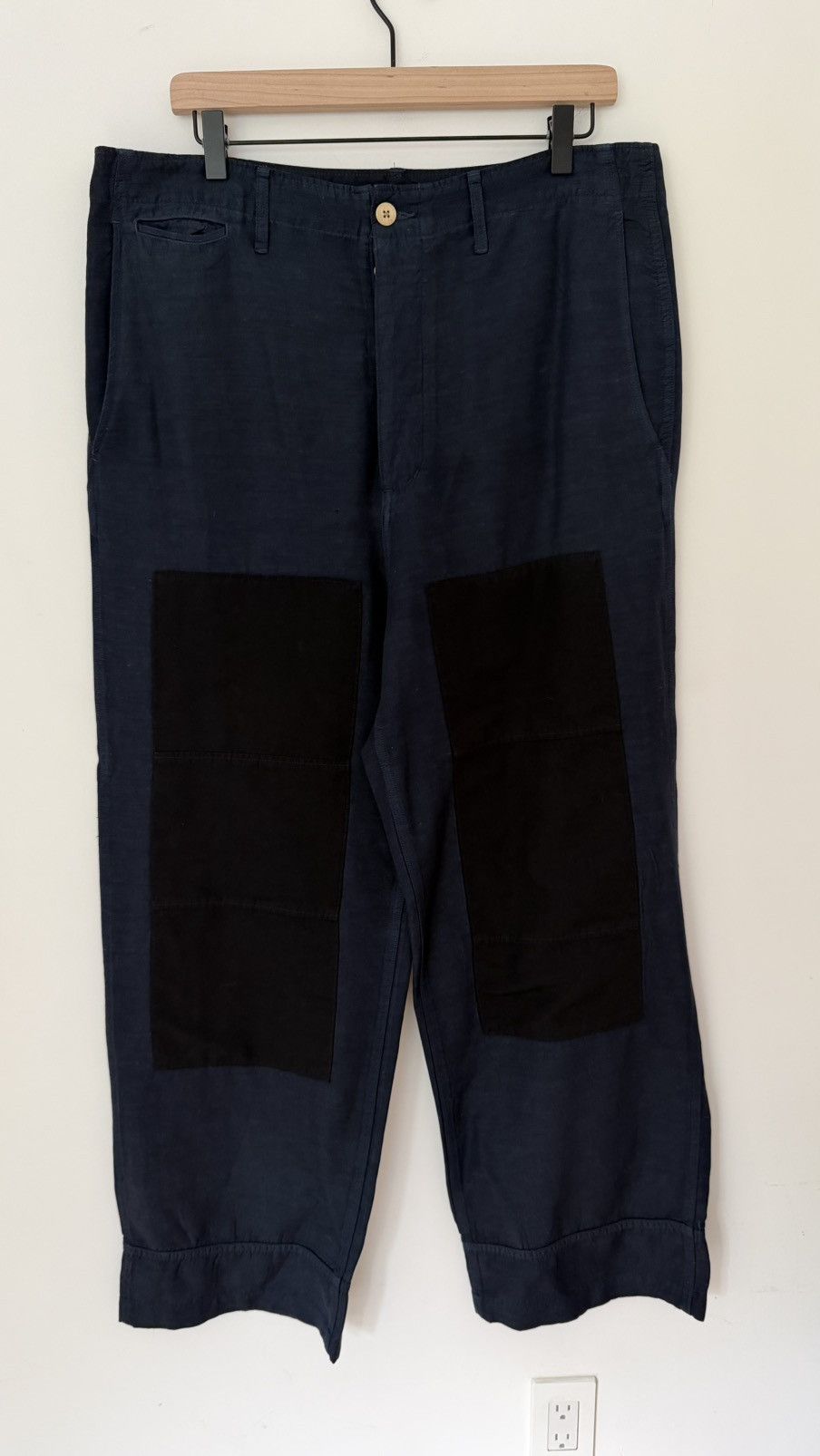 Visvim Visvim - Loose Fit Wide Leg Double Knee Pants Size US 34 / EU 50 - 2 Thumbnail
