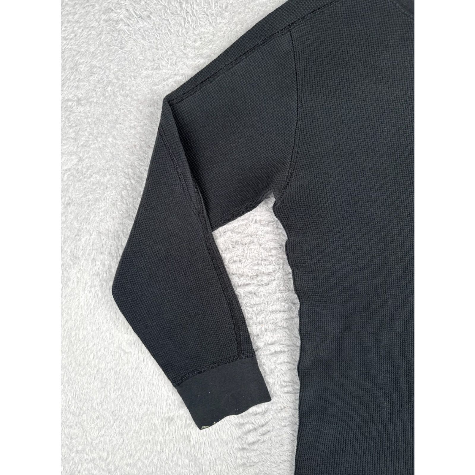 Polo Ralph Lauren Polo Ralph Lauren Shirt Women Large Black Waffle Knit Long Sleeve READ Size L / US 10 / IT 46 - 3 Thumbnail