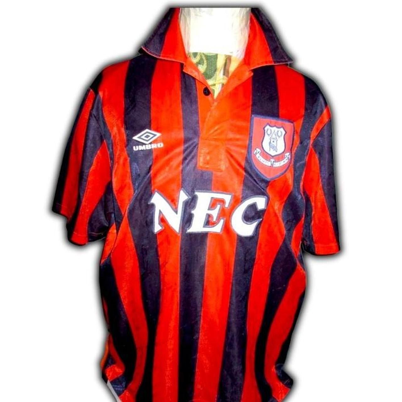 Umbro Fc Everton England 1992 1993 1994 Away shirt jersey Size US XL / EU 56 / 4 - 3 Thumbnail