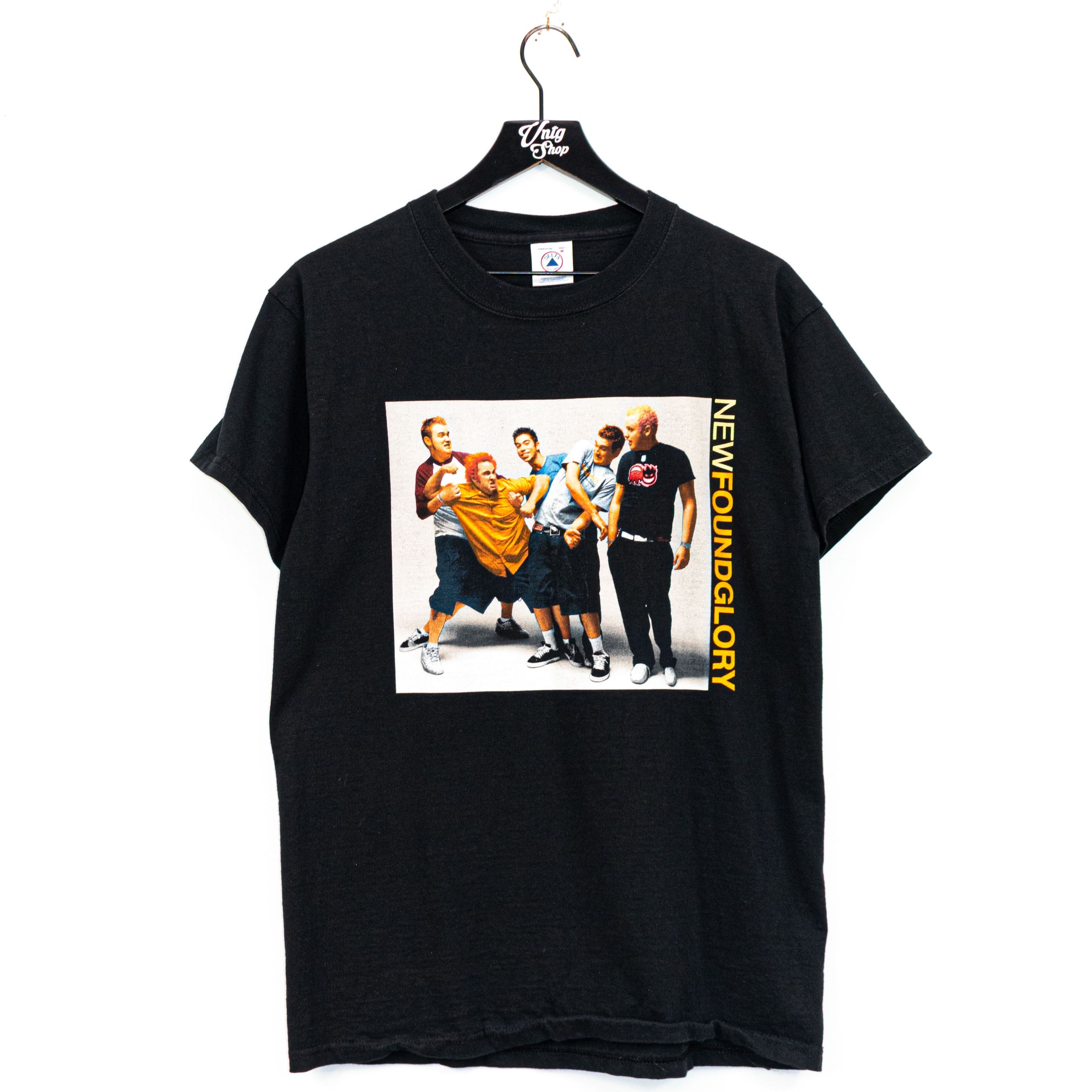 image of Archival Clothing x Band Tees 2001 New Found Glory Summer Tour T-Shirt Size Medium in Black, Men's