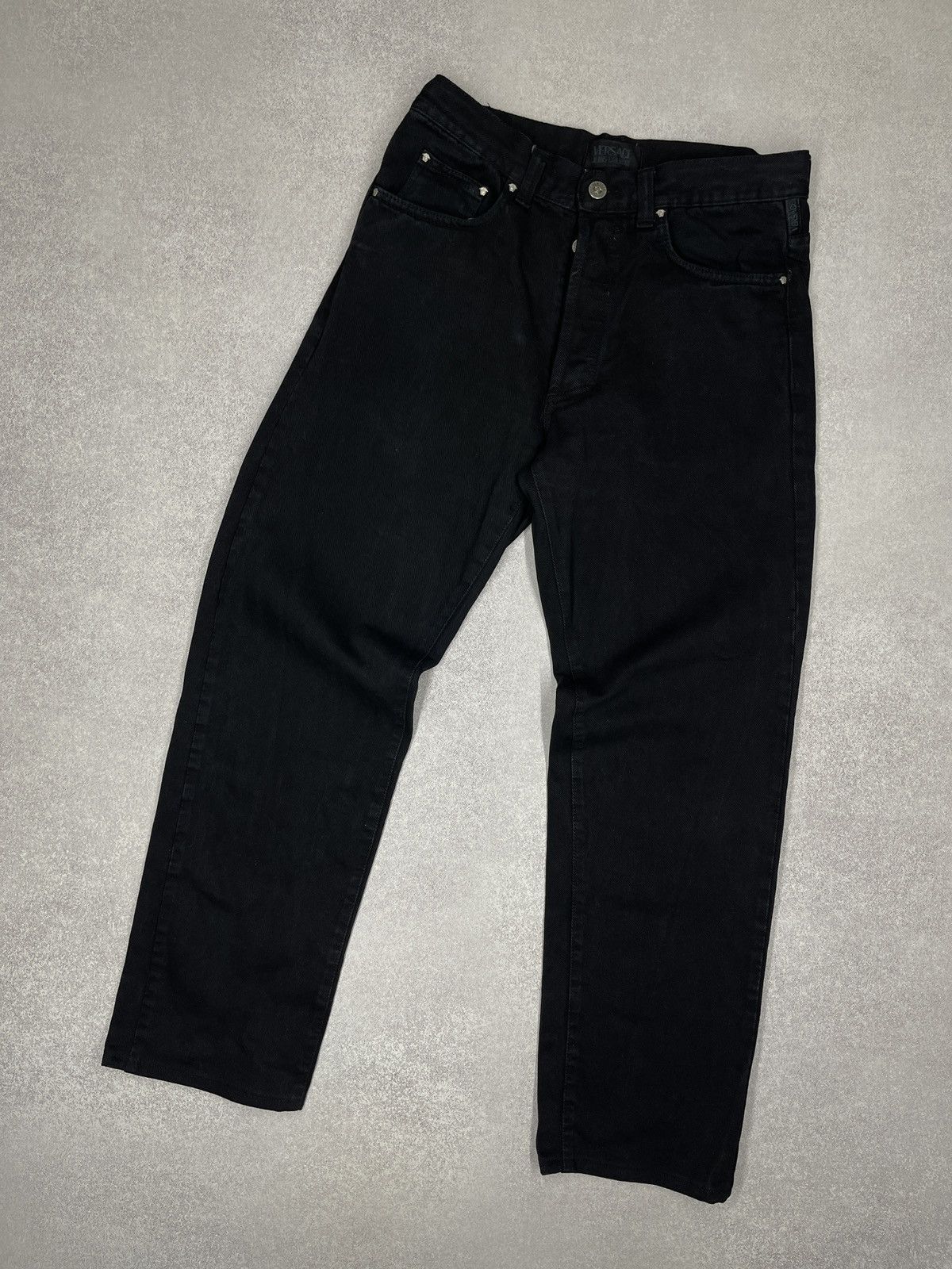 Versace Jeans Couture Vintage Versace Jeans Couture Denim Black Made in Italy m Size US 32 / EU 48 - 5 Thumbnail