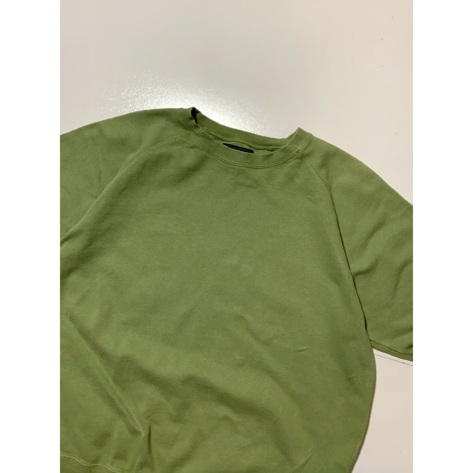 Beams Plus VINTAGE Beams Plus Made In Japan Green Terry Fleece S/S Crewneck Sweatshirt Sz. M Mens Size US M / EU 48-50 / 2 - 3 Thumbnail