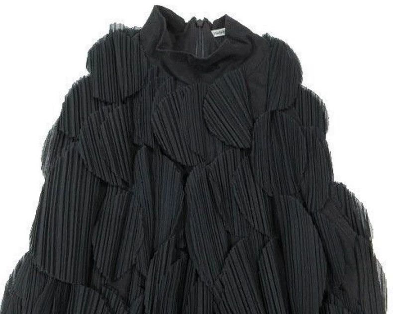 Issey Miyake Issey Miyake size:3 Black petal ribbon pleated heavy indus Size M / US 6-8 / IT 42-44 - 6 Thumbnail