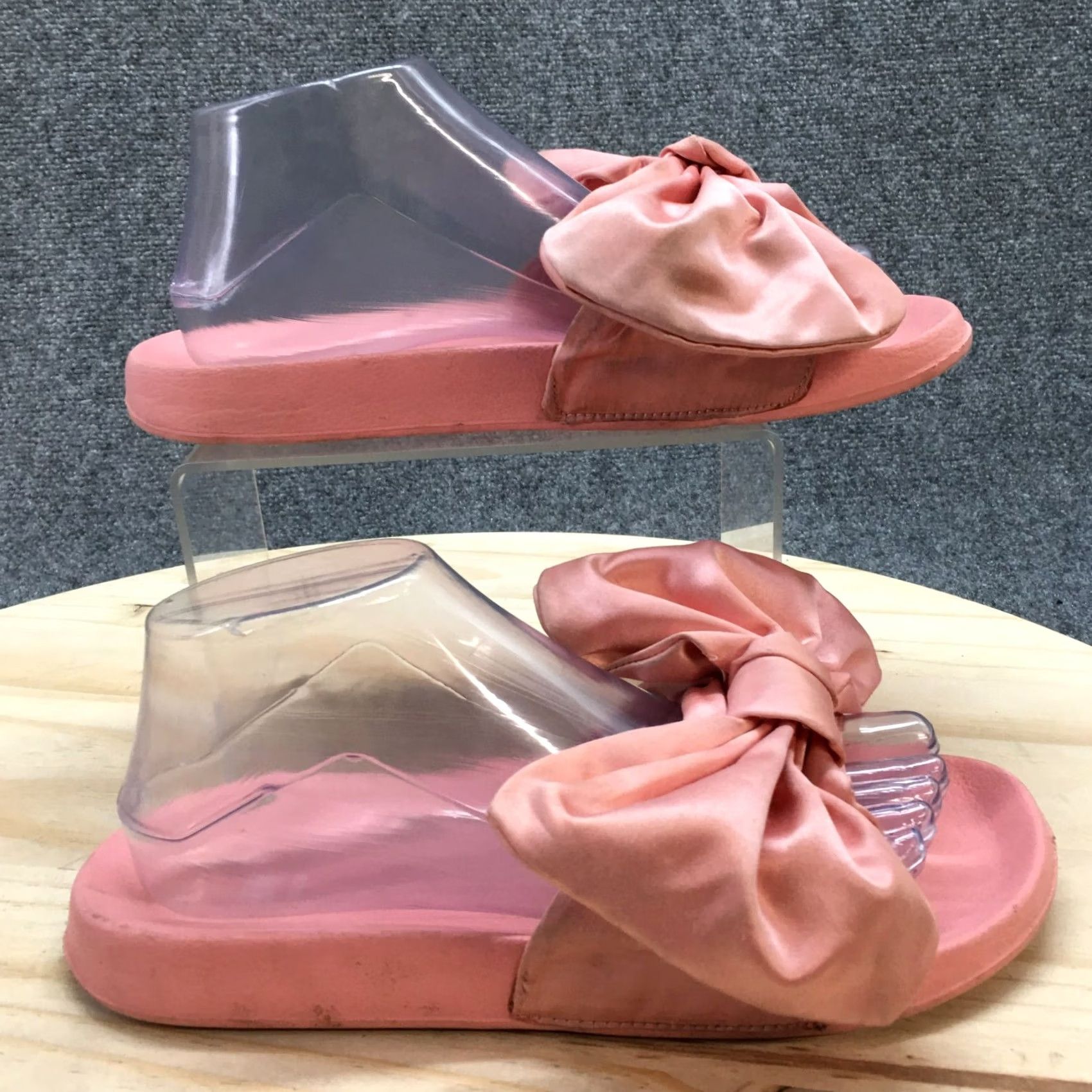 H&M H&M Sandals Women 7-8 Slip On Pink Open Toe Casual Comfort Flats Shoes Slides Size US 7 / IT 37 - 2 Thumbnail