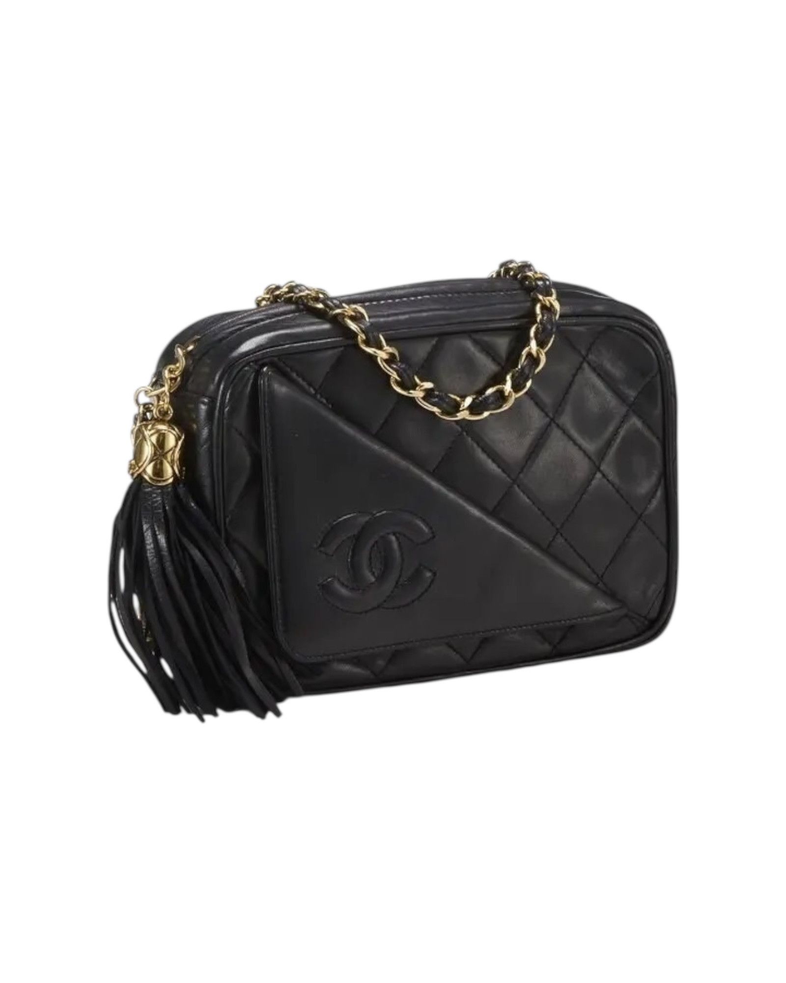 Chanel Chanel 1989-1991 Inrerlocking CC Camera Bag Size ONE SIZE - 2 Thumbnail