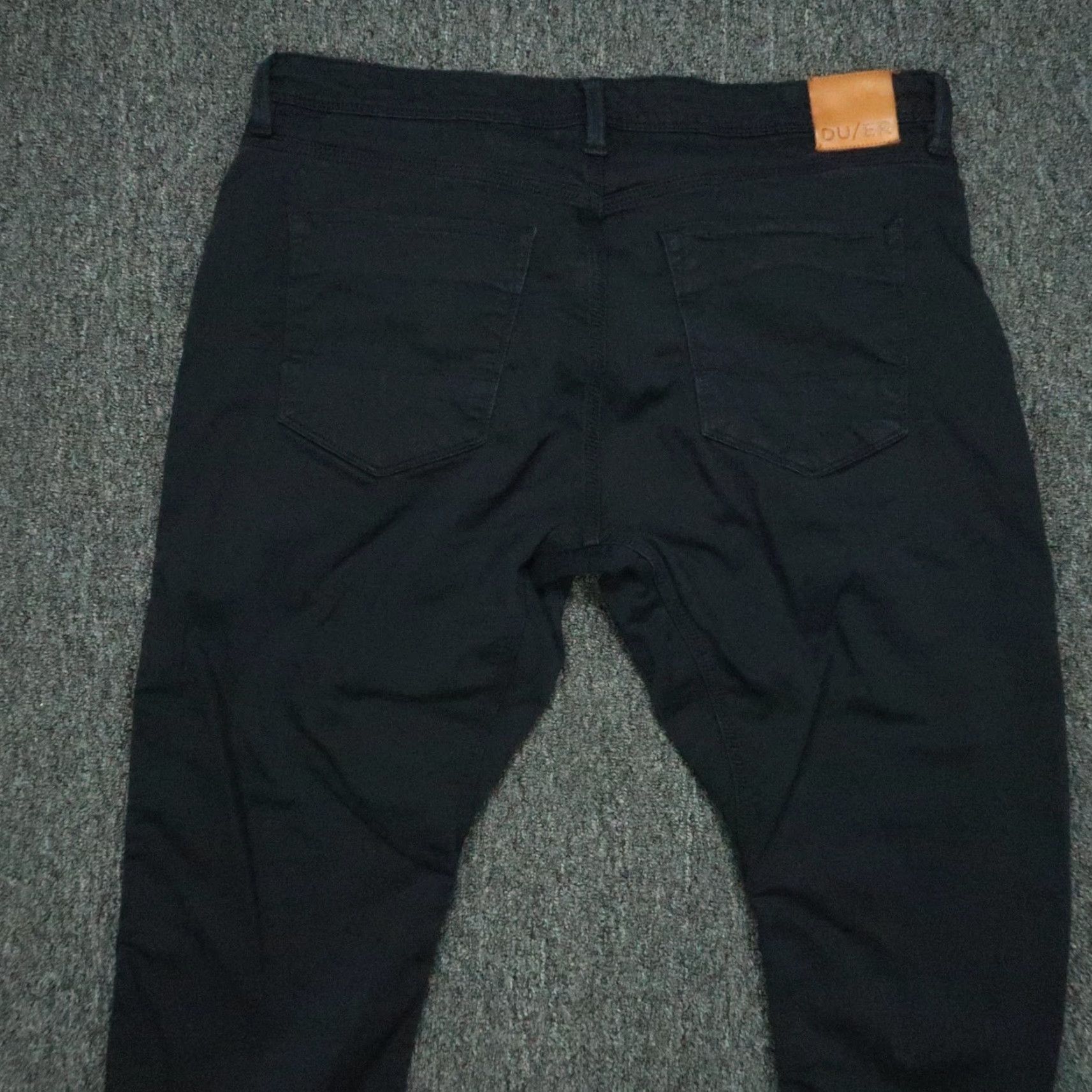 DUER DUER N2X Relaxed Taper Pants Mens 38x26 Blue Casual Workwear Travel Size US 38 / EU 54 - 5 Thumbnail