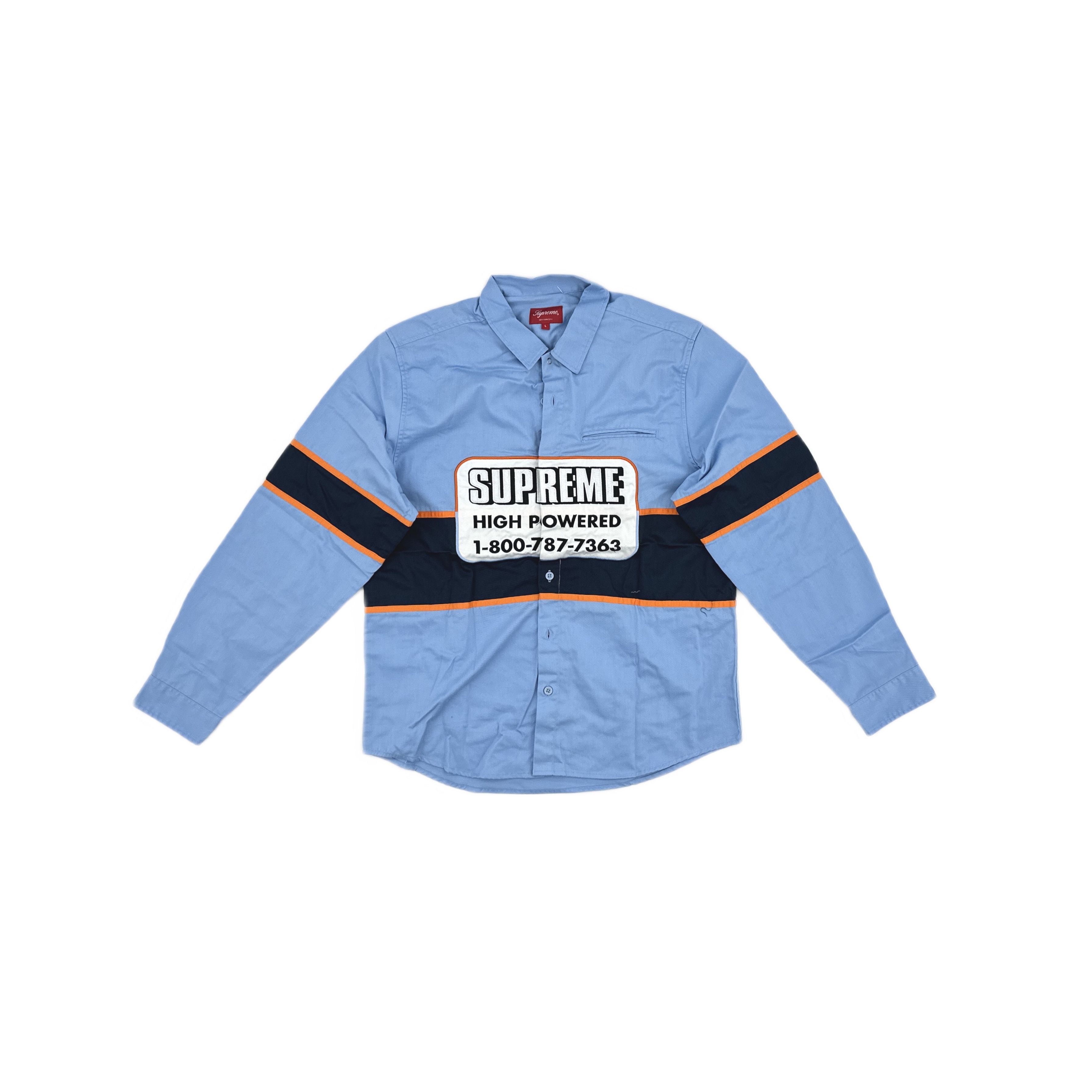 Supreme Supreme Open Knit Stripe Zip Polo SS22 NAVY | Grailed