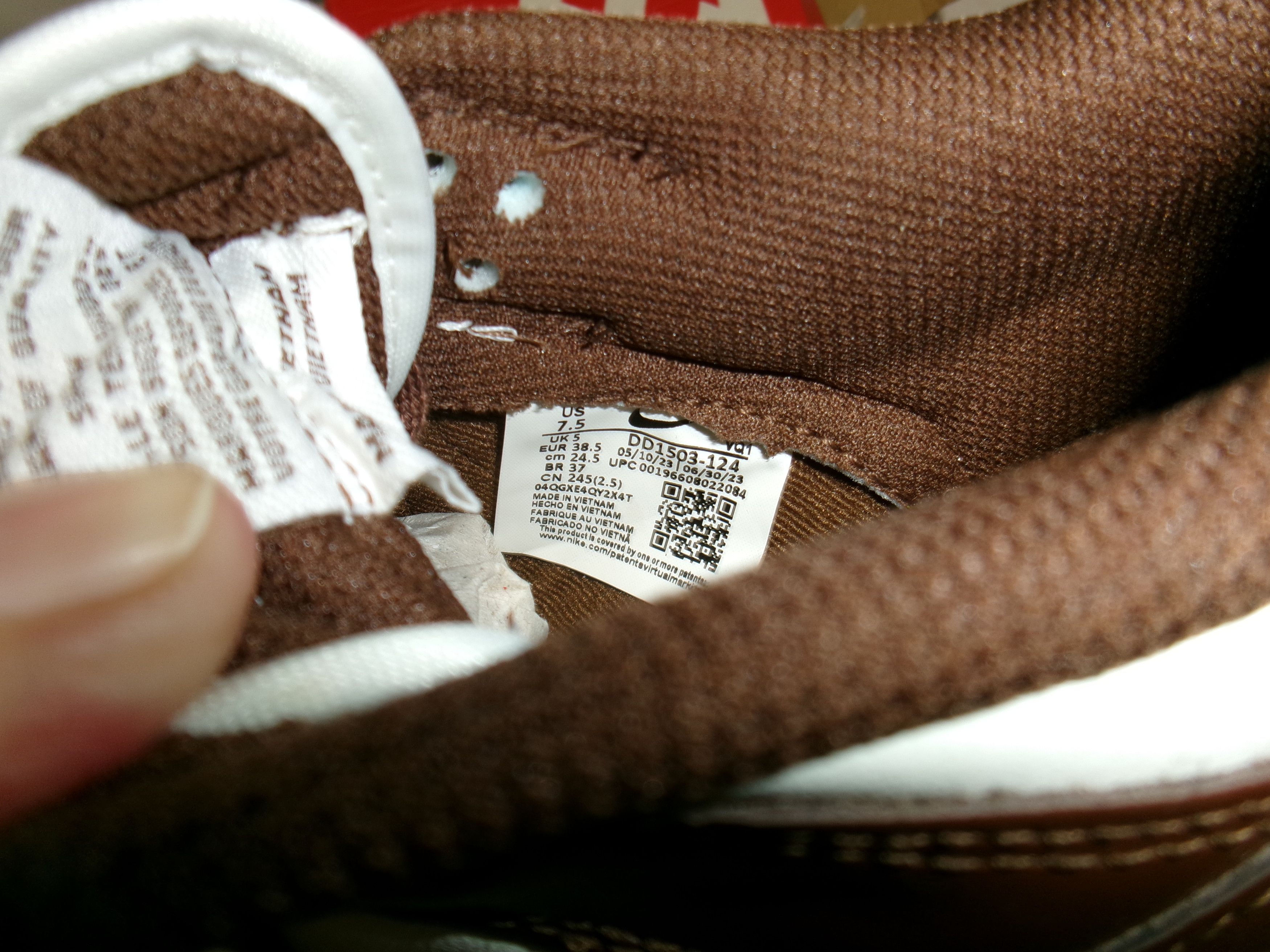 Nike Nike Dunk Low - DD1503-124 Sail/Cacao Wow-Coconut Milk Size US 7.5 / IT 37.5 - 7 Thumbnail