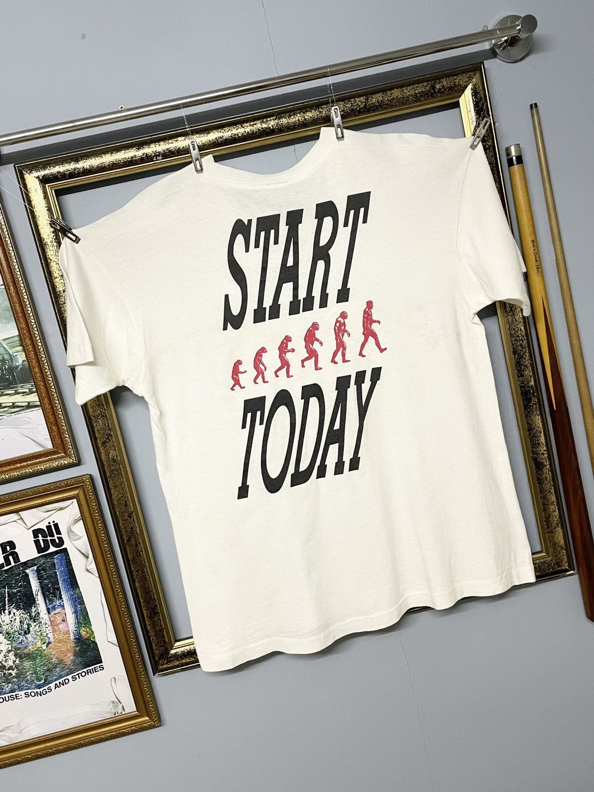 Vintage Vintage Og 90s Gorrila Biscuits ‘Start Today’ Rare Find Tee Size US L / EU 52-54 / 3 - 11 Thumbnail