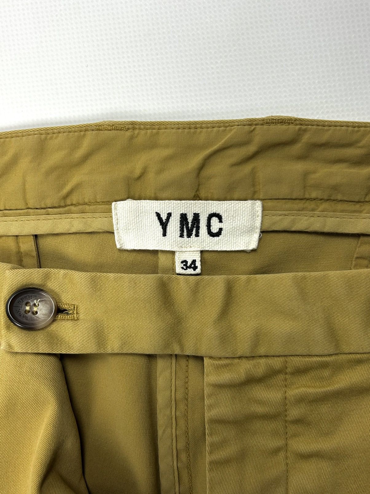 YMC YMC Japanese Slim Tapered Chinos Pants 34 Yellow Vintage Size US 34 / EU 50 - 11 Thumbnail