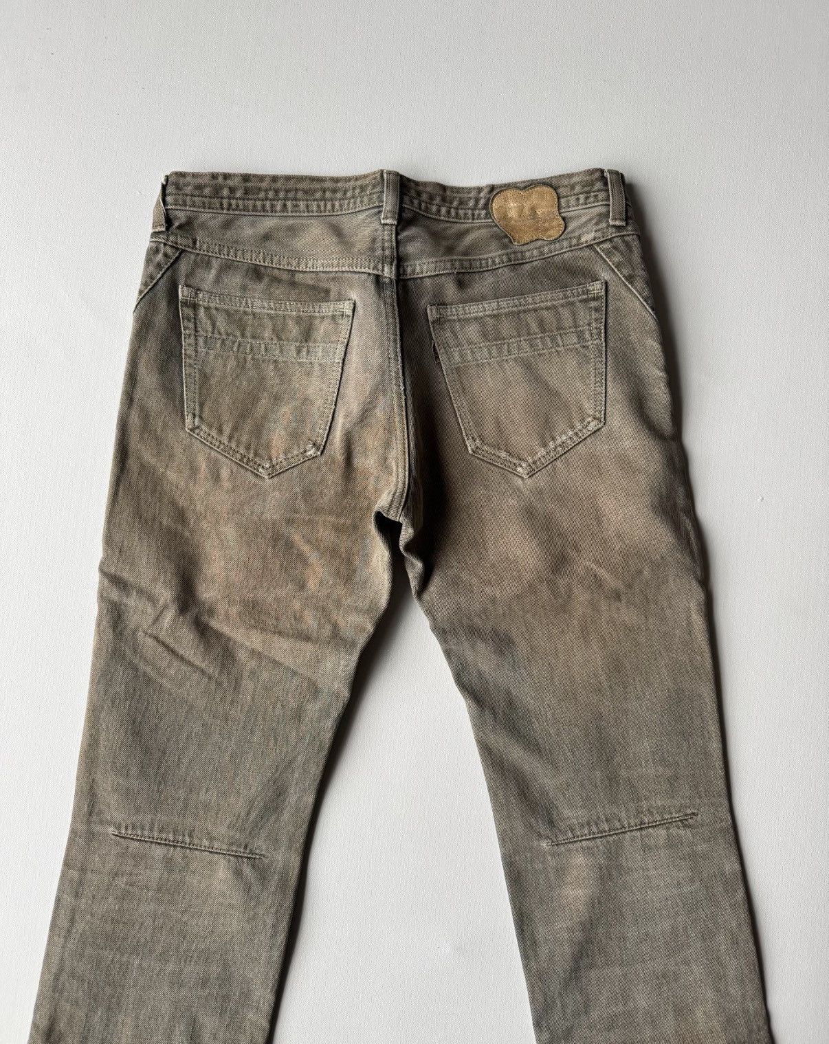 Number (N)ine Sz 3 Number Nine 07SS Mud Wash Denim-2508 Size US 30 / EU 46 - 4 Thumbnail