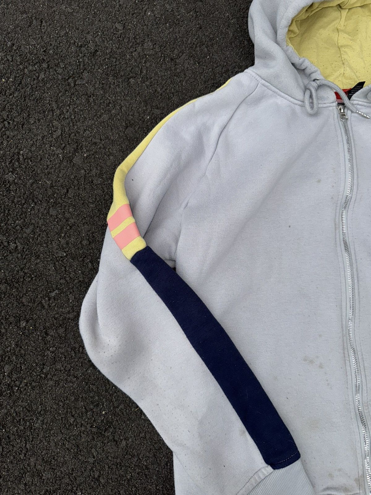 Nike × Vintage Vintage 90s Gray Full Zip Hoodie x Nike Size US XL / EU 56 / 4 - 2 Thumbnail