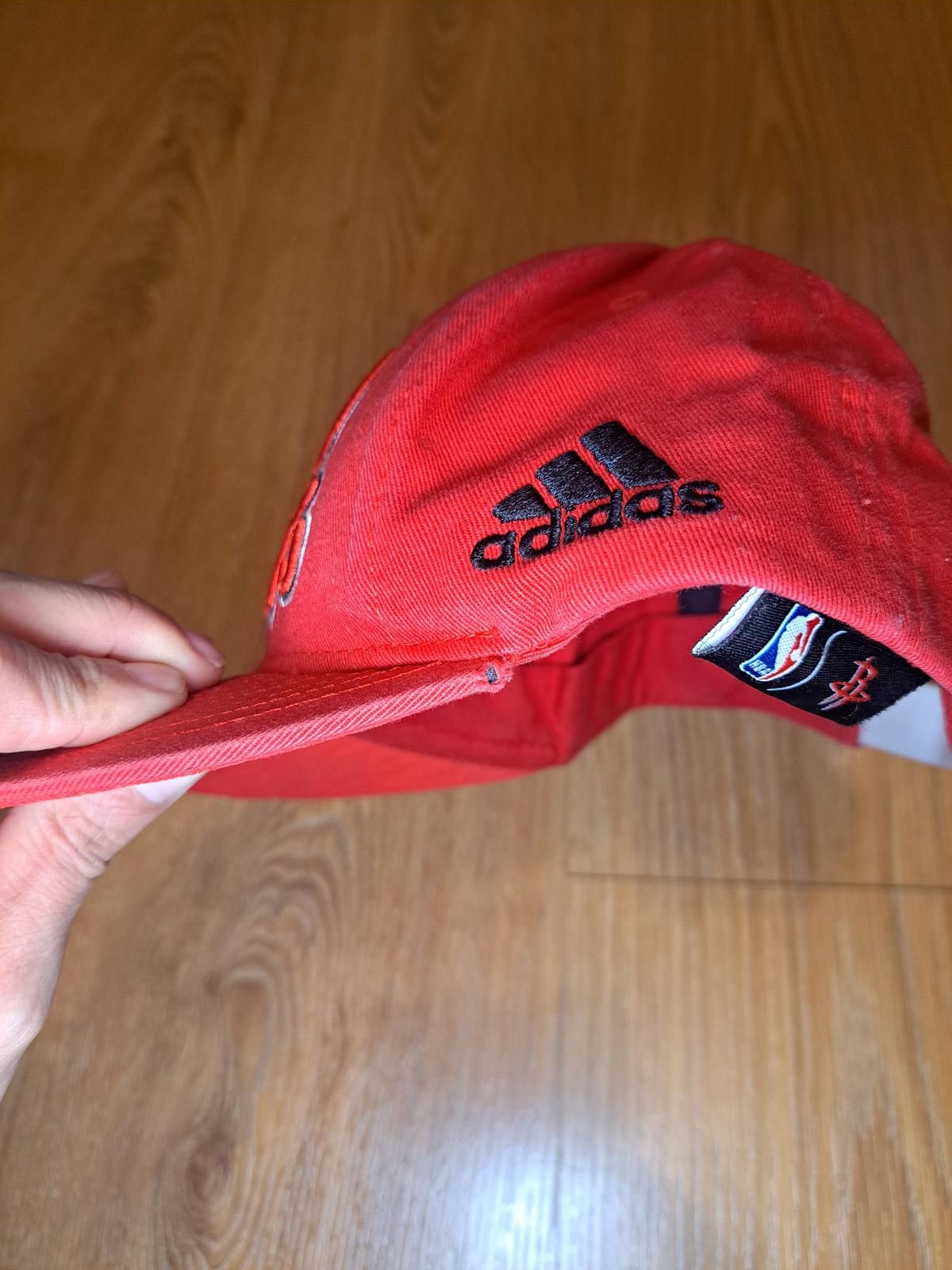 Adidas Adidas Houston Rockets NBA Youth Baseball Cap Hat Red Cotton Size ONE SIZE - 8 Thumbnail