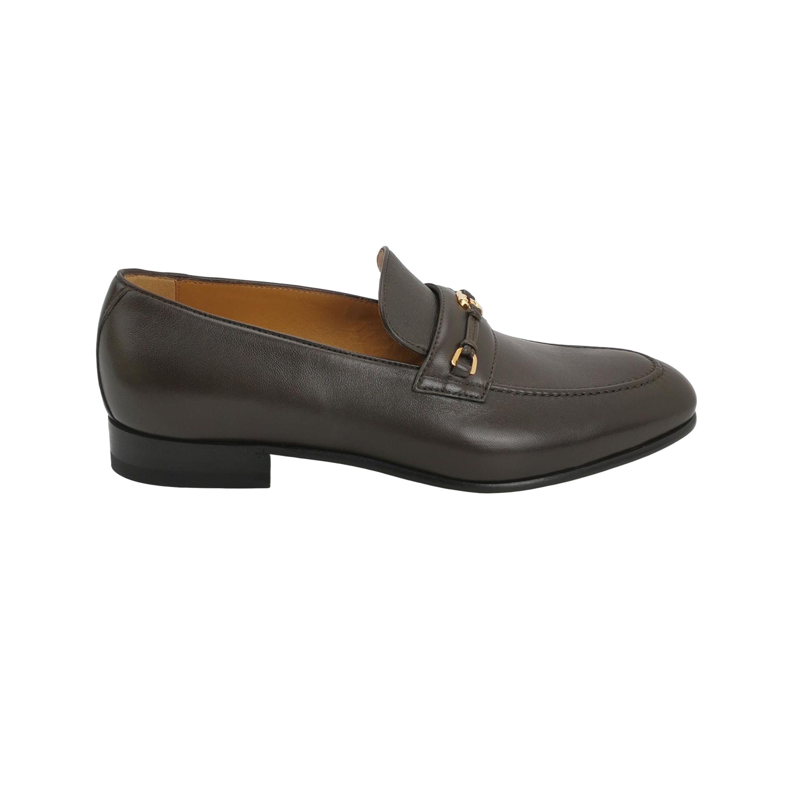 Gucci Gucci Interlocking GG Leather Loafers EU 39.5 Size US 6 / EU 39 - 1 Thumbnail