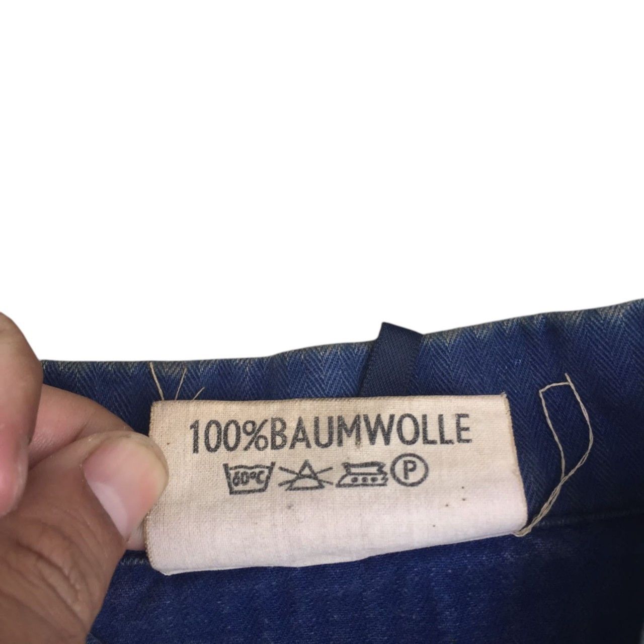 Japanese Brand × Vintage Vintage 80s Marquardt & Schulz Sashiko Handmade Denim Jacket Size US M / EU 48-50 / 2 - 10 Thumbnail