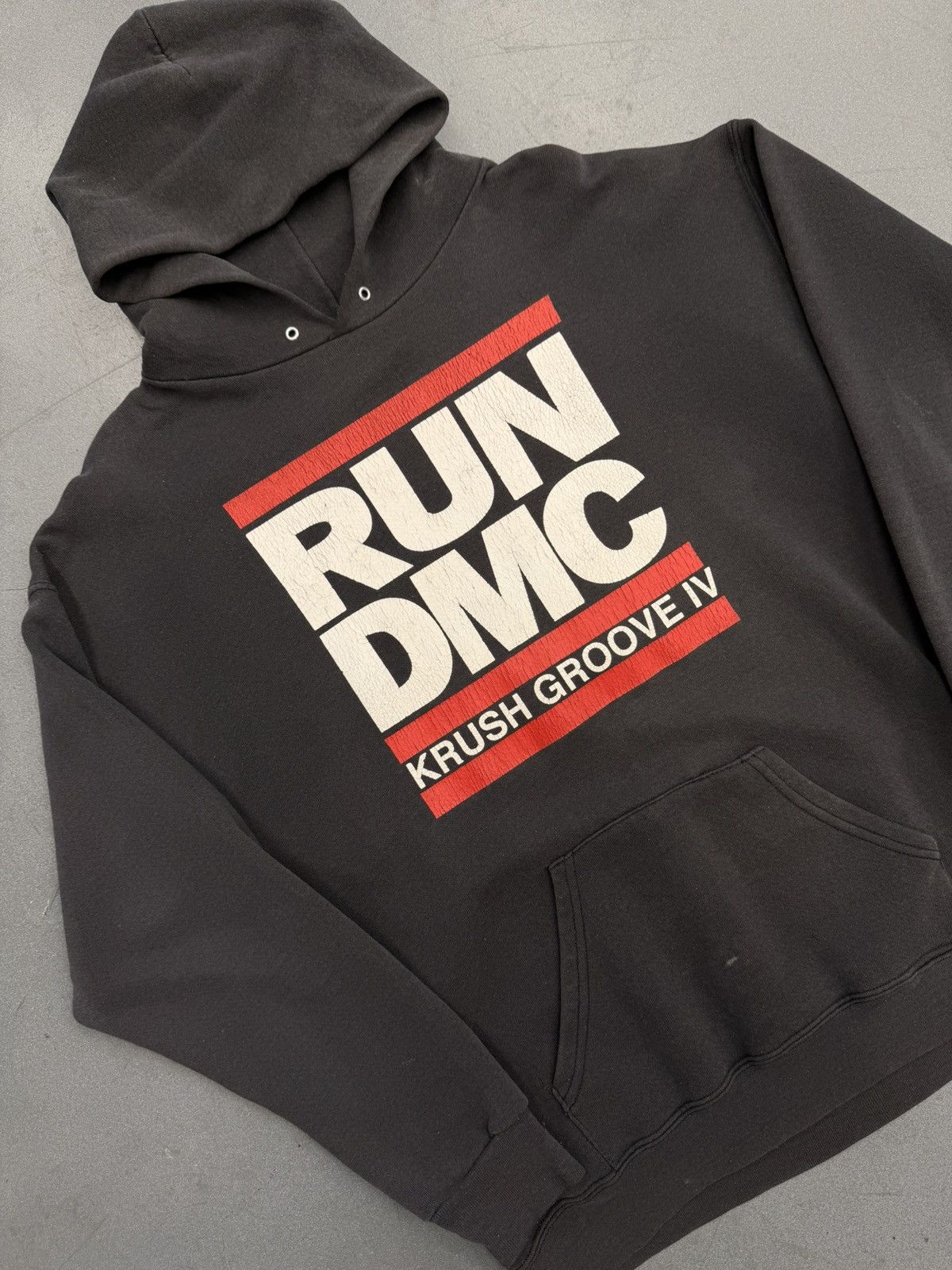 Other ‘90s Vintage Run DMC Krush Groove IV Pullover Hoodie Size US L / EU 52-54 / 3 - 4 Thumbnail