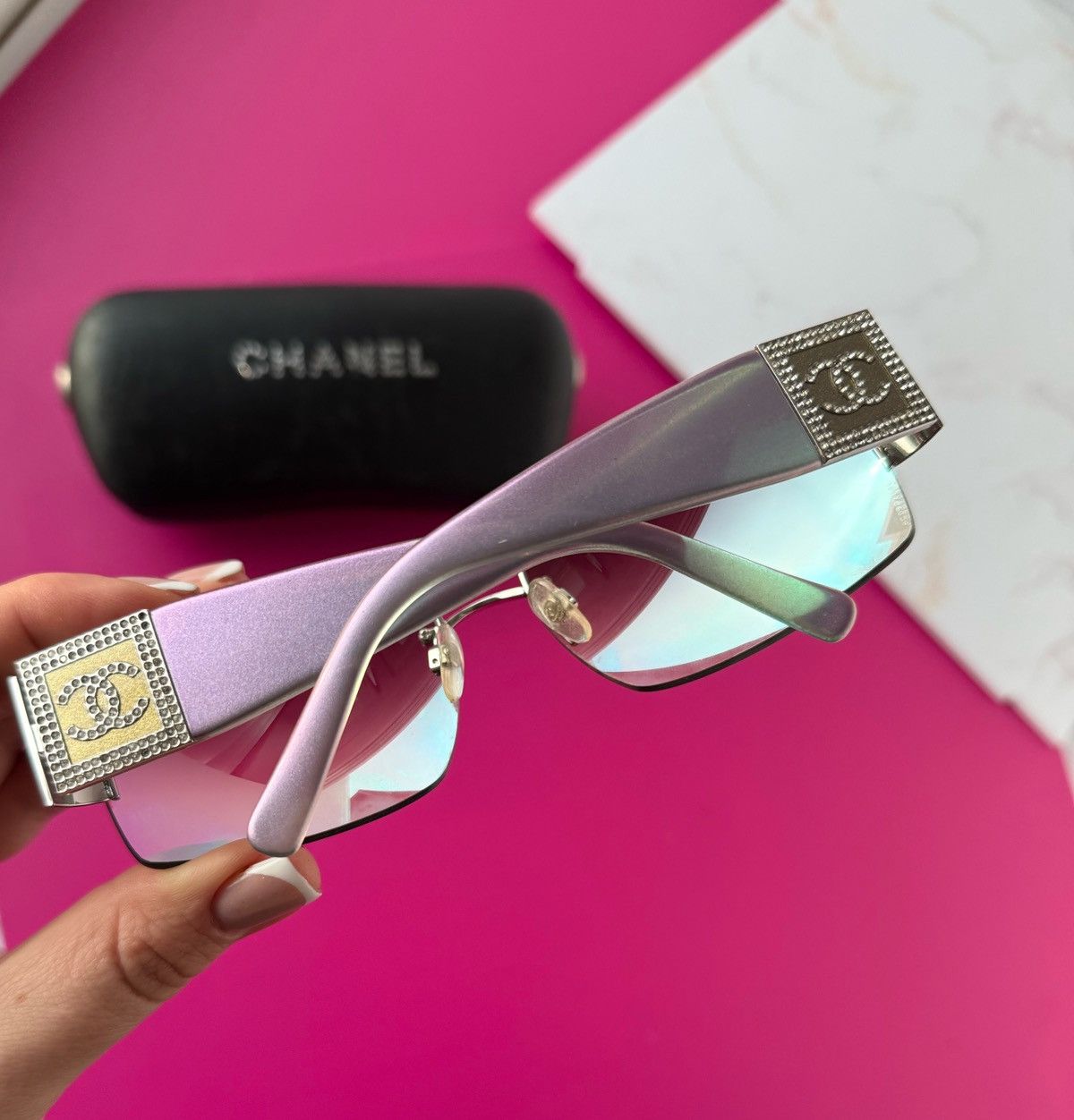 Chanel Chanel rate vintage sunglasses 4095-B Size ONE SIZE - 17 Thumbnail