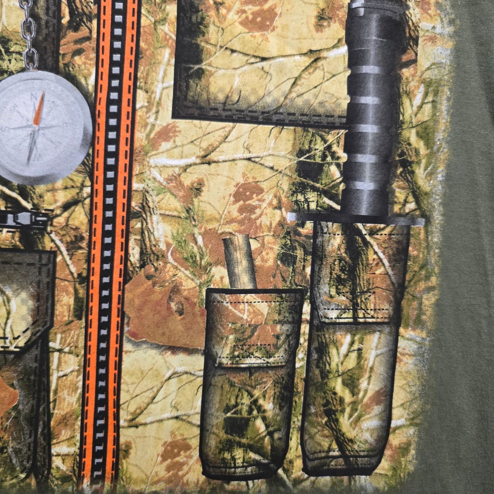 Vintage Vintage Duck Hunting Vest Shirt L Camo Vest Graphic Tee Size US L / EU 52-54 / 3 - 3 Thumbnail