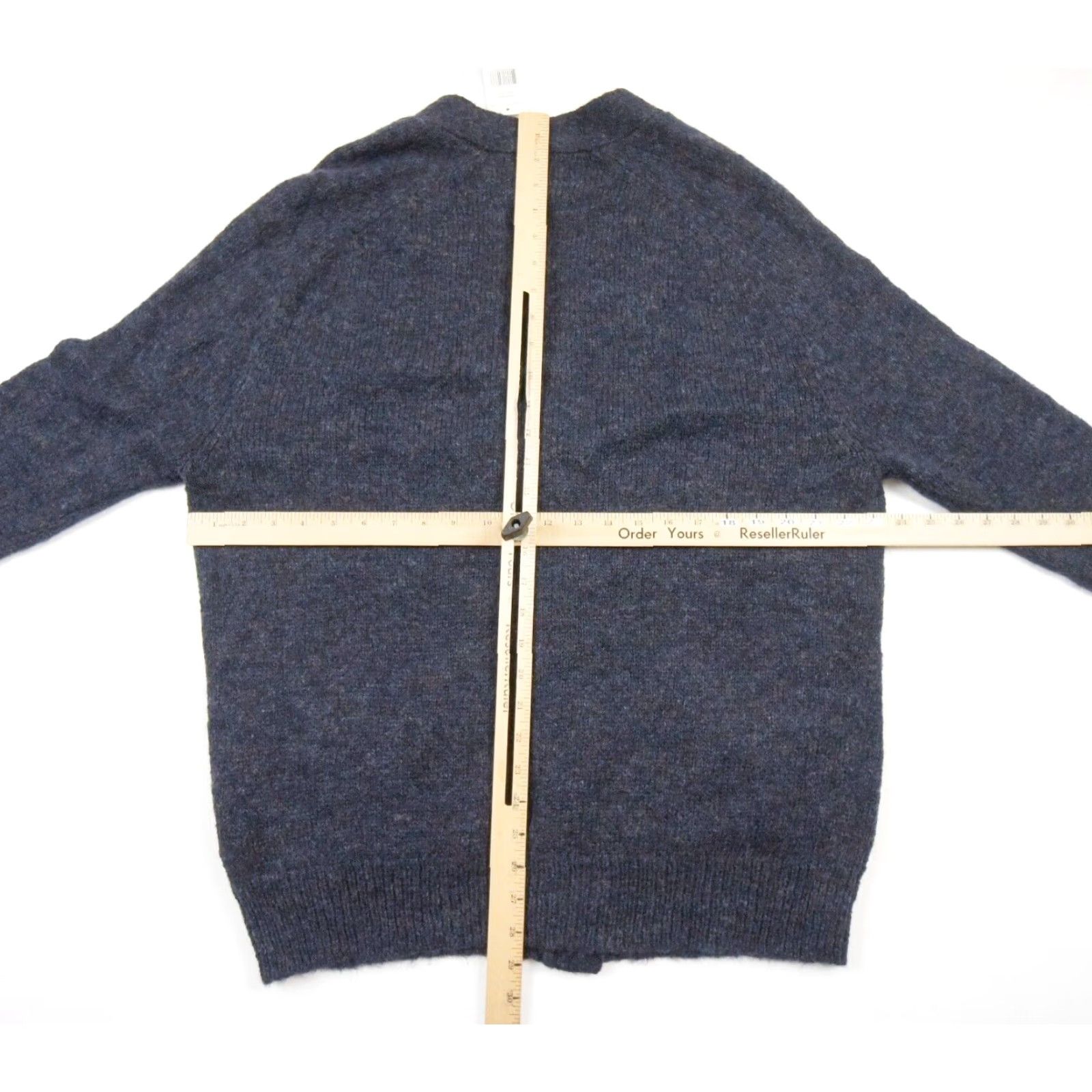 Vintage Denim & Supply Ralph Lauren Women's Cardigan Sweater Large Blue Knit All Seasons Size L / US 10 / IT 46 - 6 Thumbnail