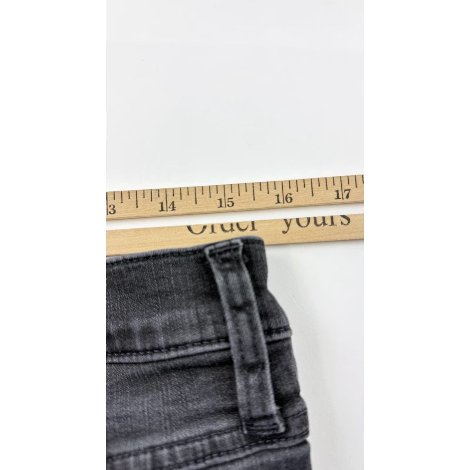 Madewell Madewell Jeans Womens 30 Tall Black Mid Rise Kick Out Stretch Denim Pants Size 30" / US 8 / IT 44 - 8 Thumbnail