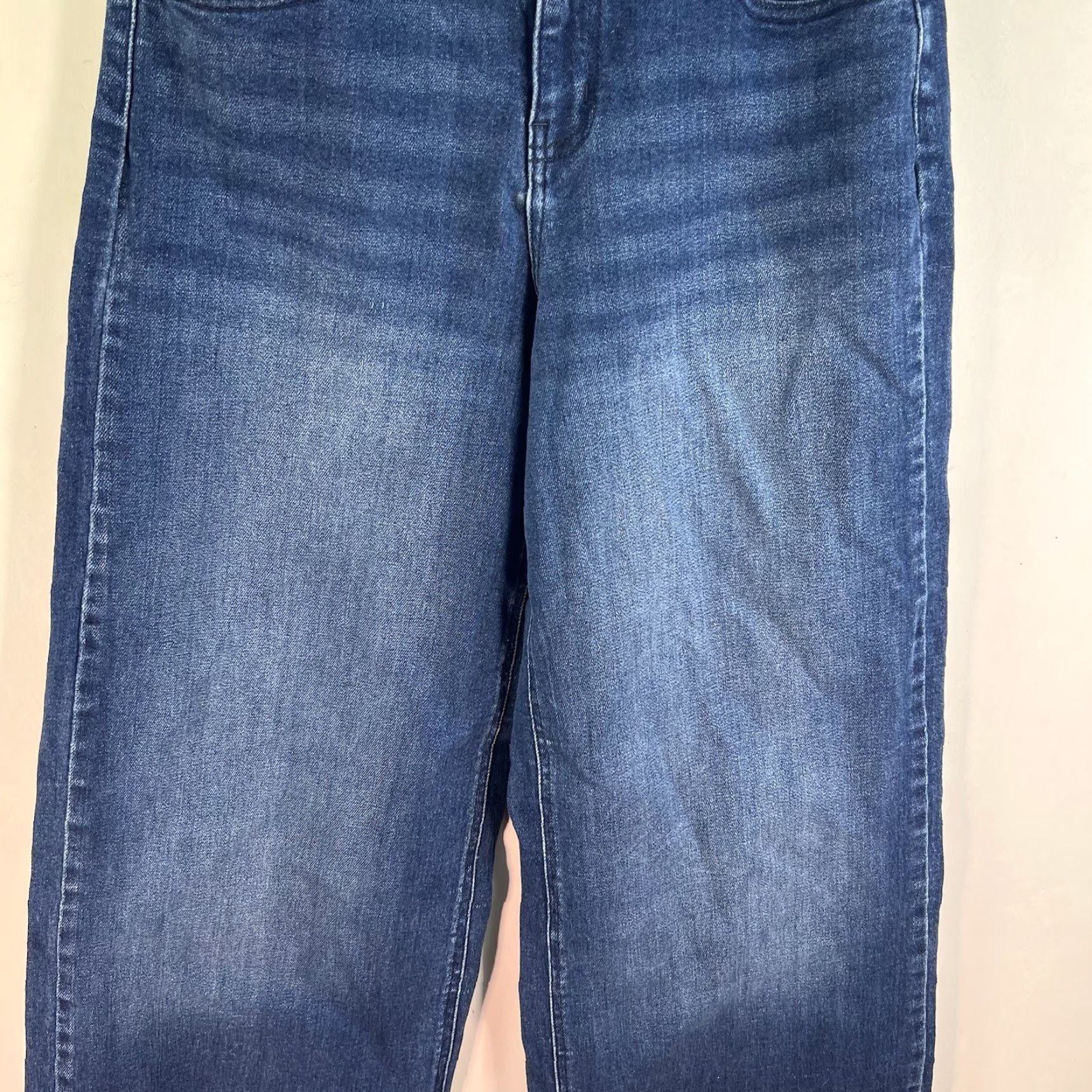 Denime Cello Denim Jeans Wide-Leg Flare Blue 30x33 Stretch Womens Size 11 Size 32" / US 10 / IT 46 - 3 Thumbnail
